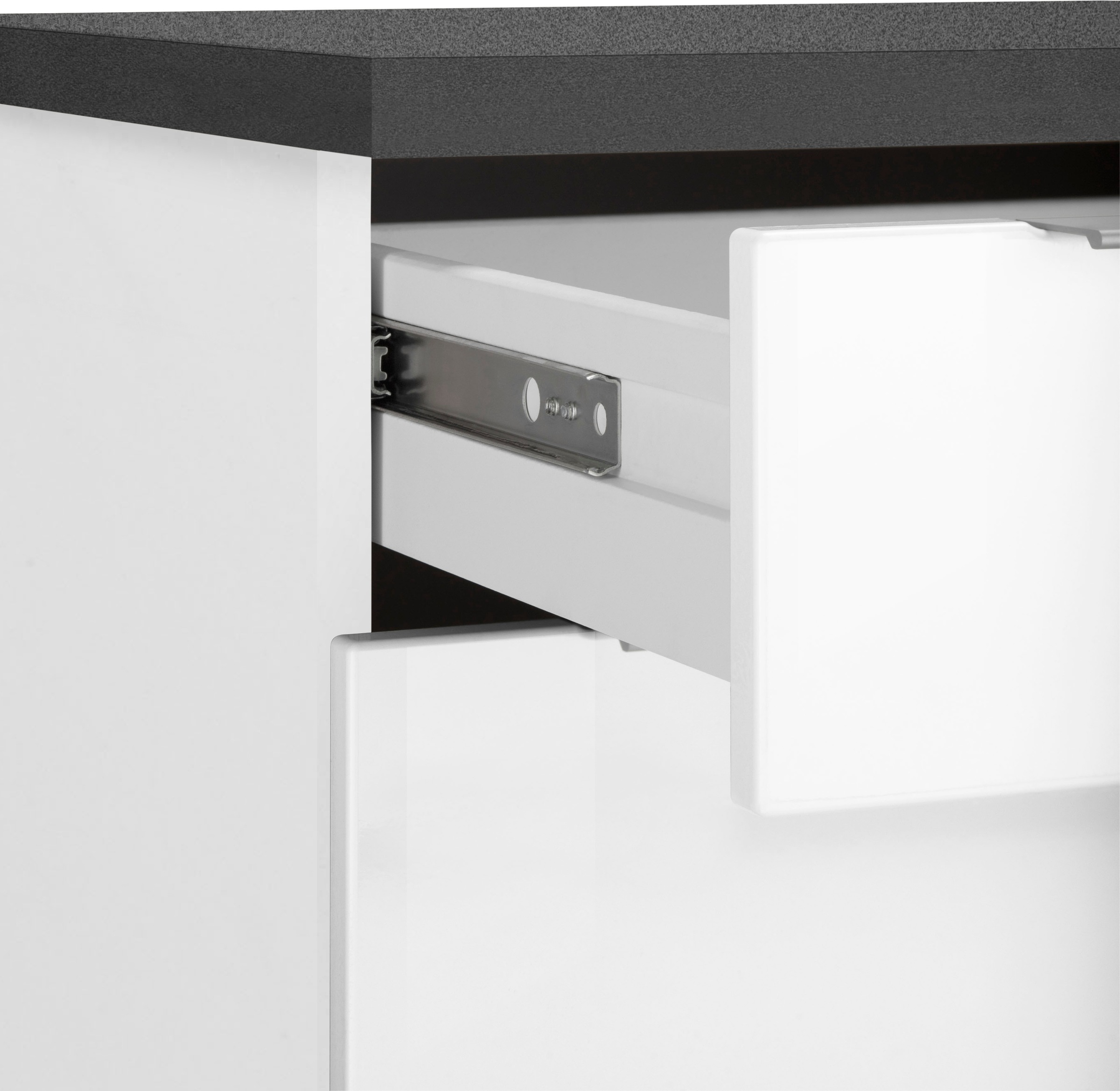 KOCHSTATION Unterschrank »KS-Brindisi«, 100 cm breit, viel Stauraum