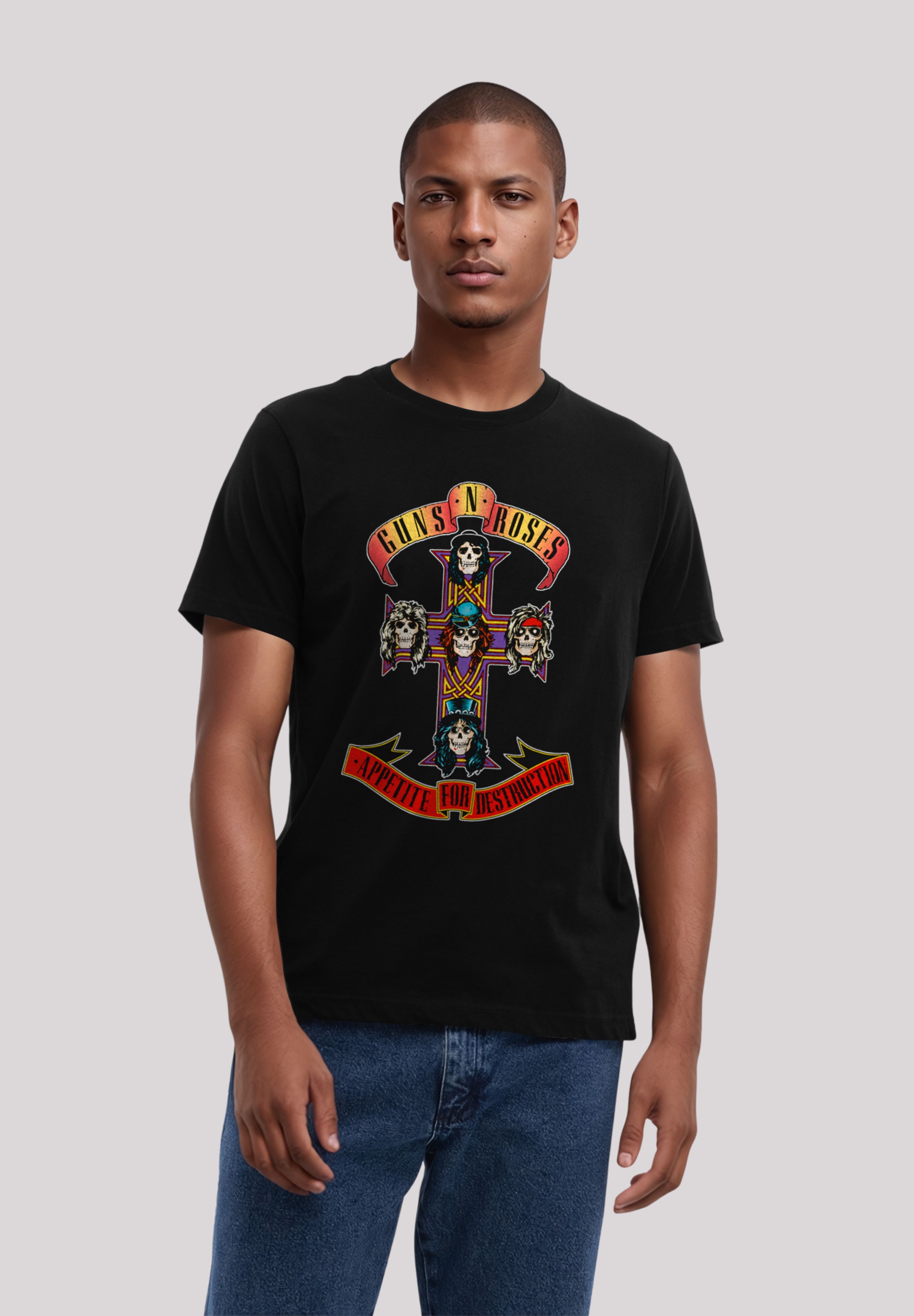 F4NT4STIC "Guns n Roses Appetite For Destruction" Premium Qualität Streetwe günstig online kaufen