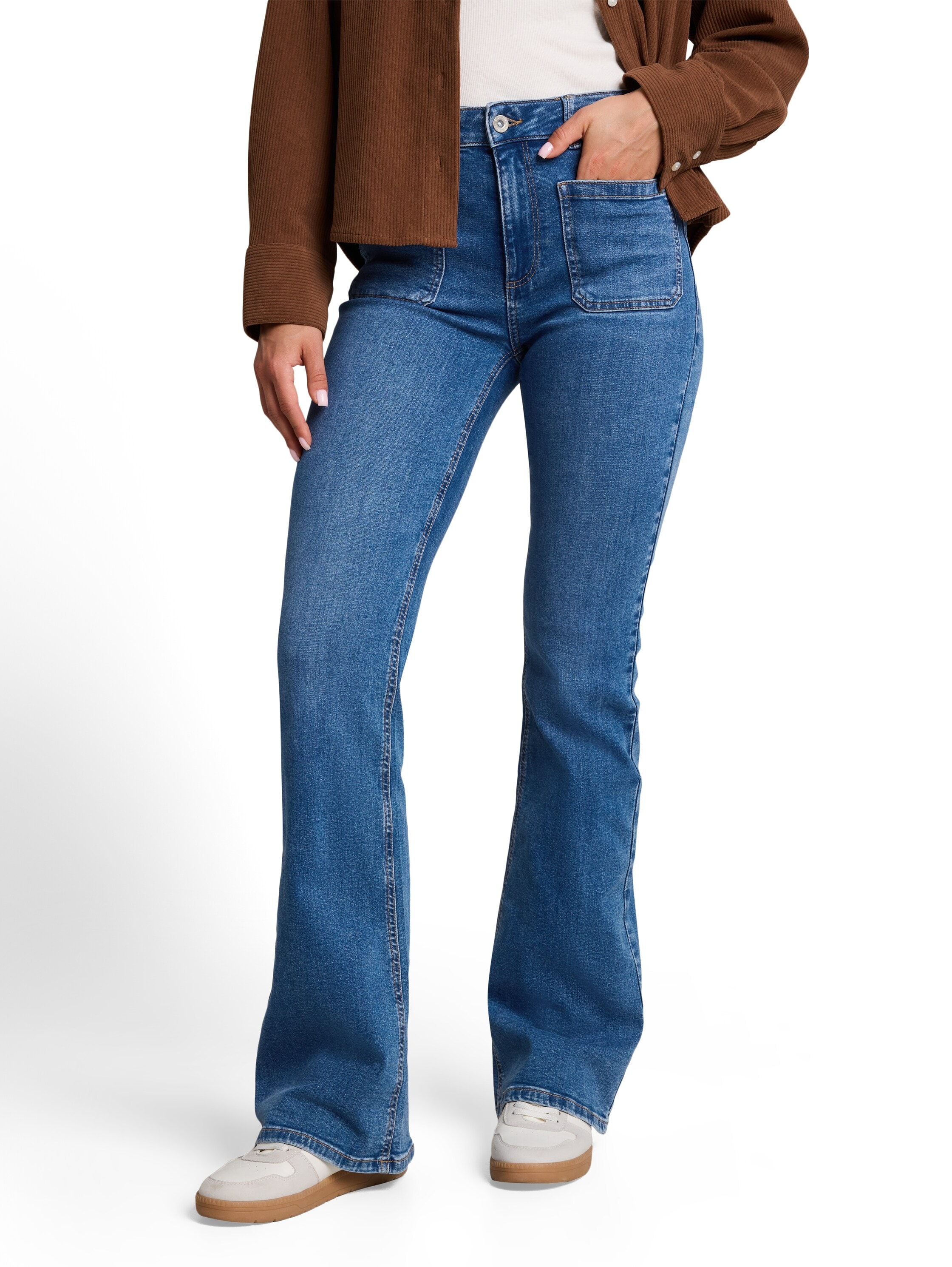 TOM TAILOR Bootcut-Jeans "STELLA Bootcut" mit Stretch