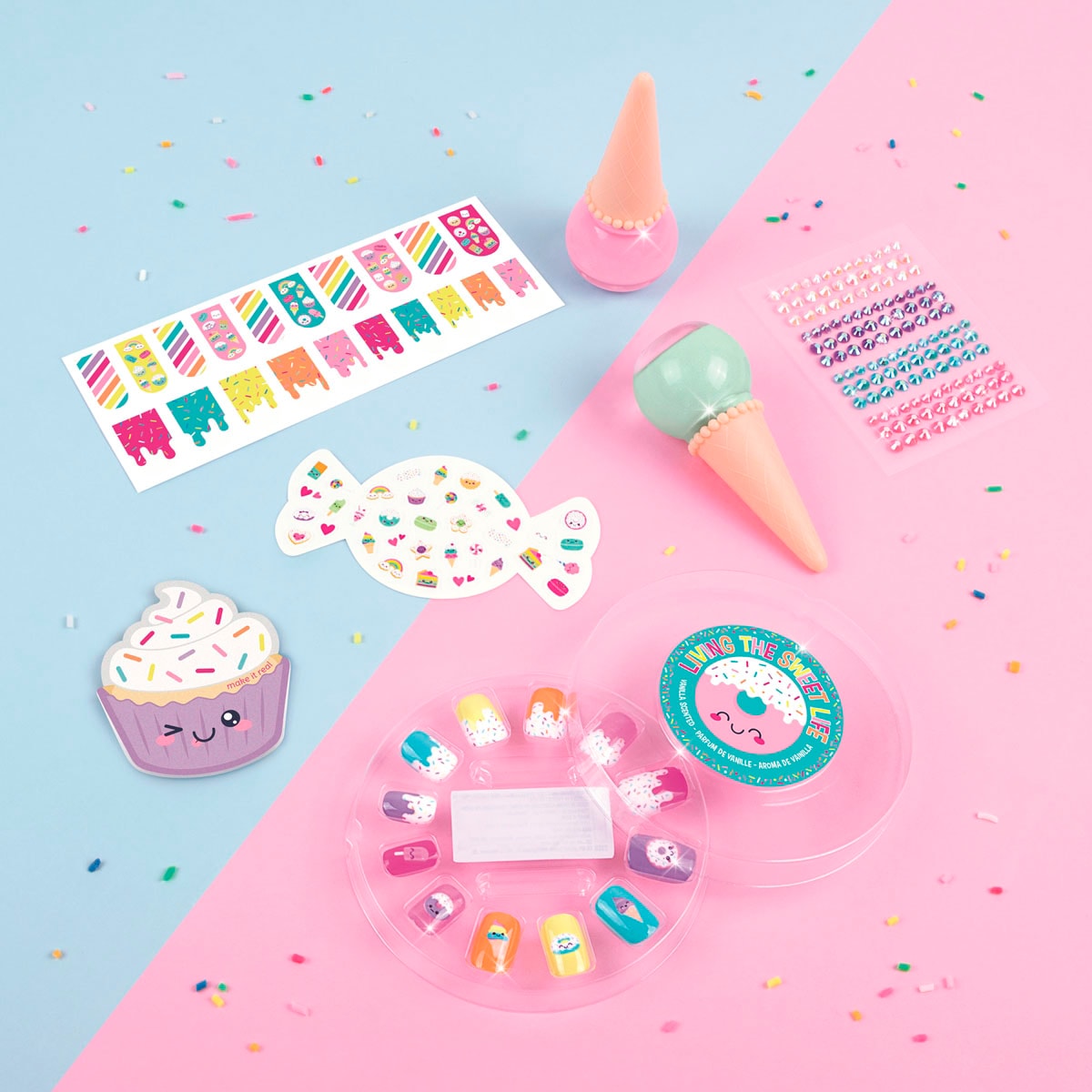 Make it real Kreativset »Süßigkeiten Nagelset mit Vanilleduft«, für Kinder