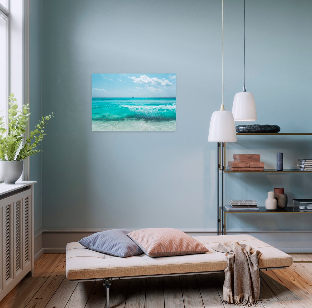Komar Leinwandbild "Coastline - Größe 60 x 40 cm" Baum  Berge  Blumen  Blät günstig online kaufen