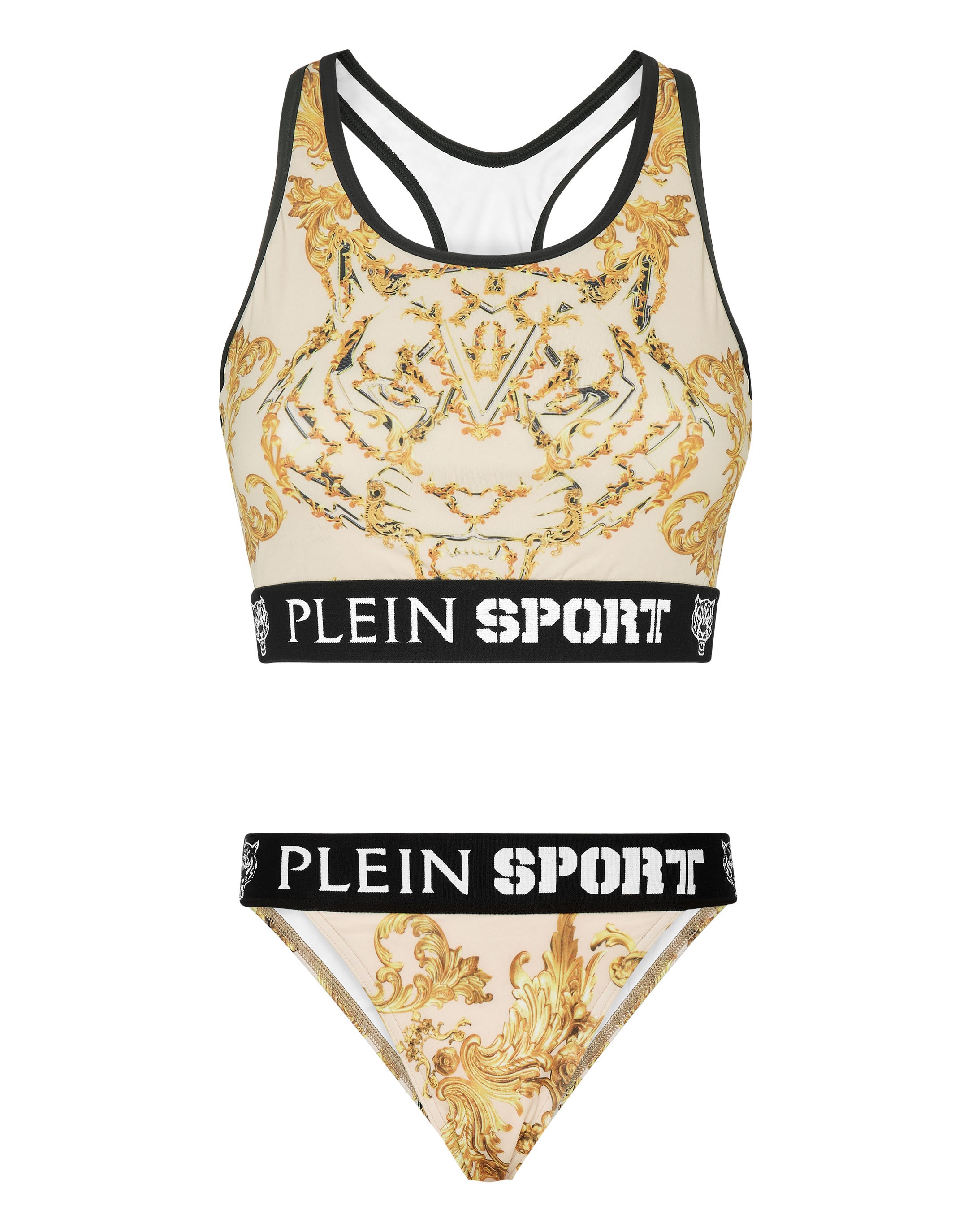 PLEIN SPORT Triangel-Bikini "Baroque" günstig online kaufen