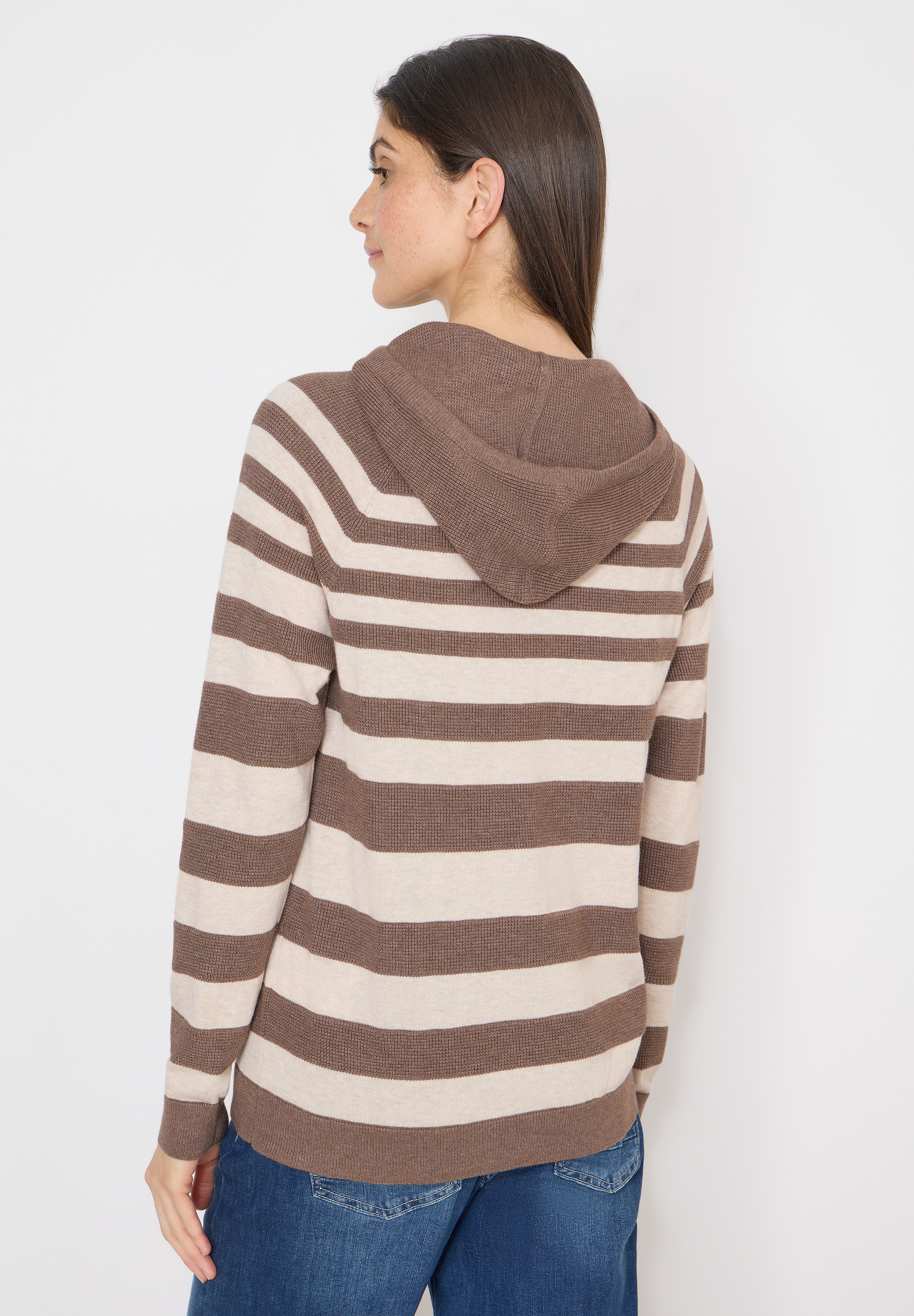 Cecil Strickpullover mit Kapuze