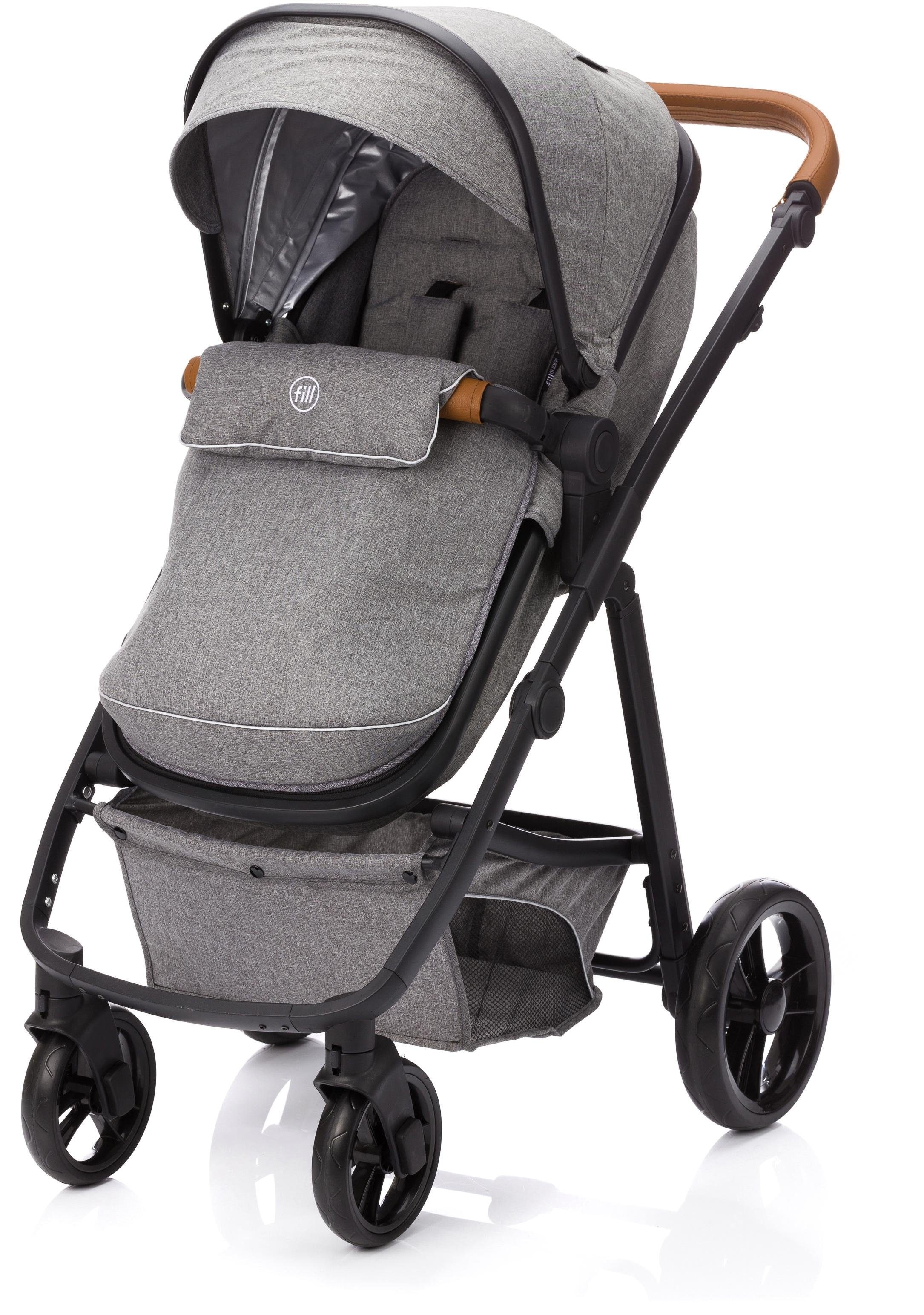 Fillikid Kombi-Kinderwagen »Panther, hellgrau«, 22 kg