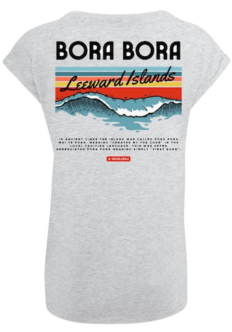 F4NT4STIC Marškinėliai »PLUS SIZE Bora Bora Leew...
