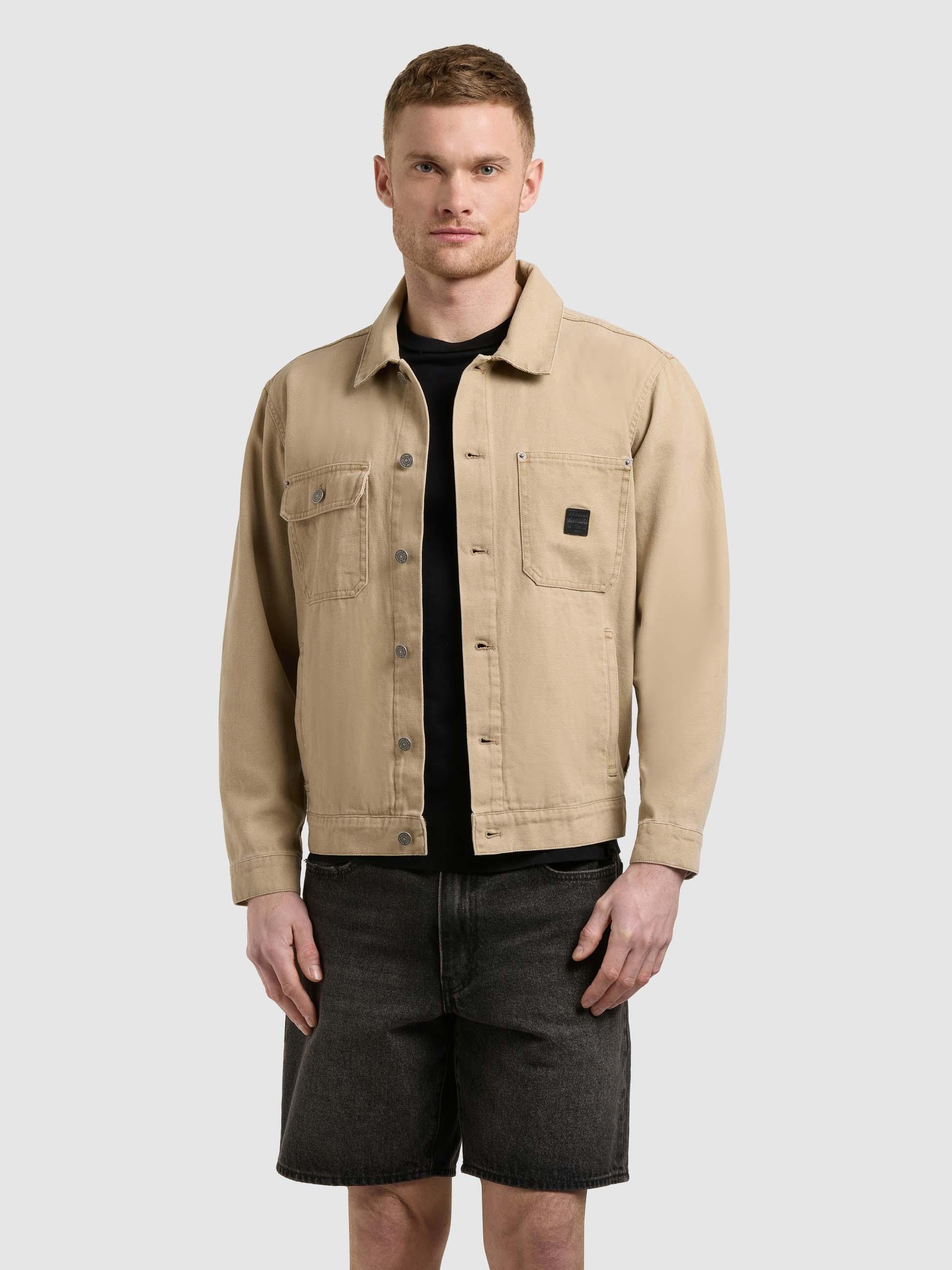 khujo Jeansjacke »Ronny« ohne Kapuze Herren Denim-Jacke mit Brusttaschen