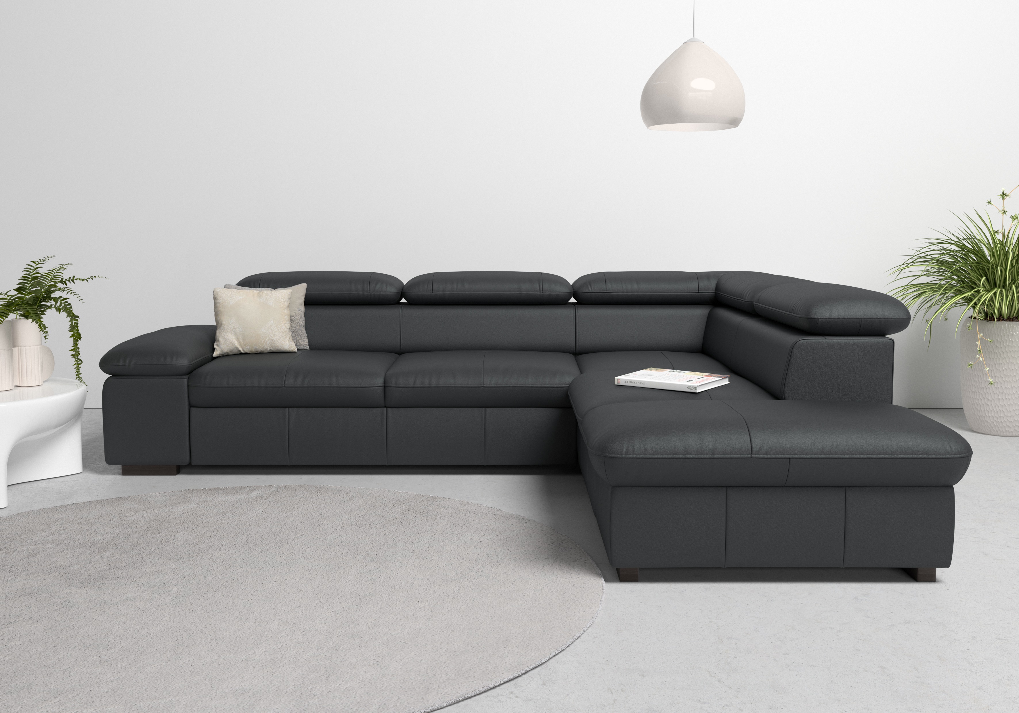 Thumbnail - Home affaire Ecksofa "Alberto L-Form", mit Kopfteilverstellung, wahlweise mit Bettfunktion