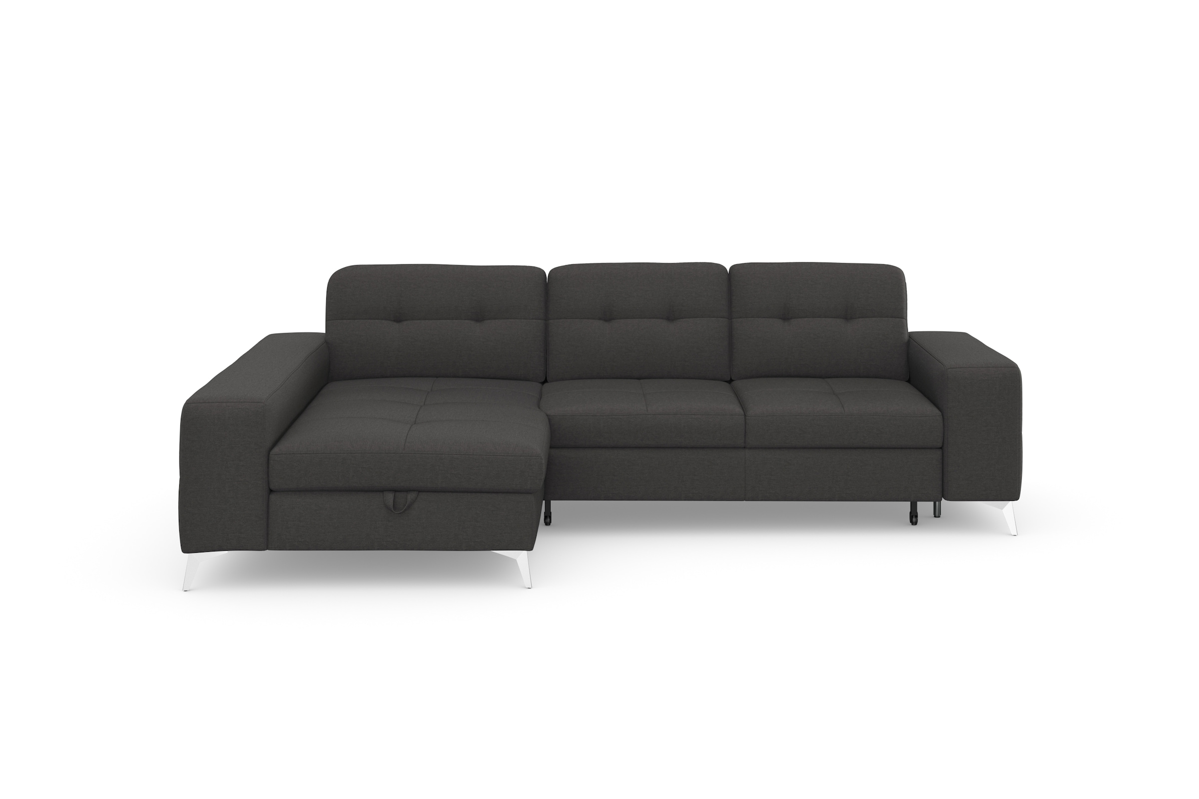 sit&more Ecksofa "Baviene L-Form" inklusive Sitztiefenverstellung & Federkern, optional Schlaffunktion