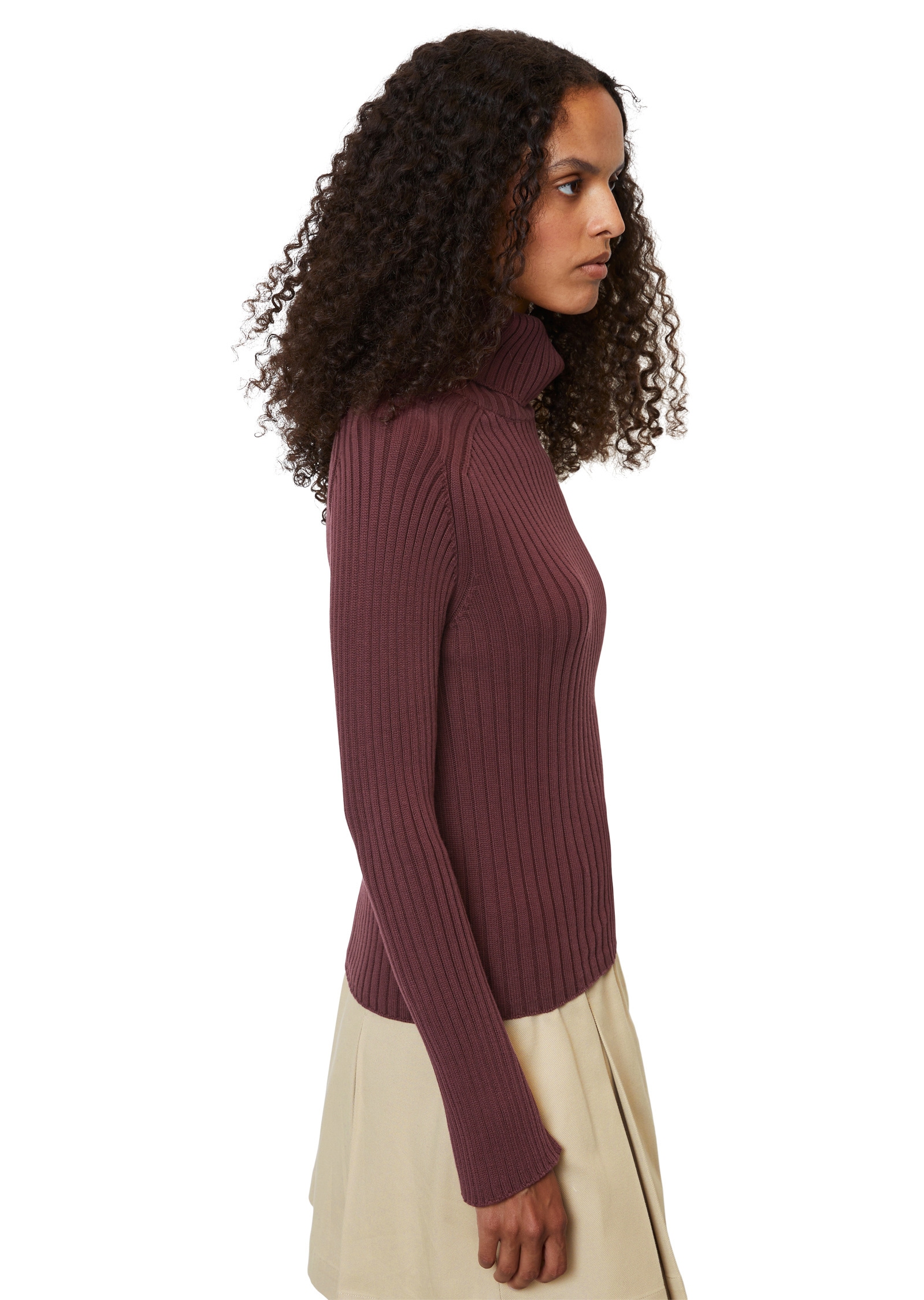Marc O'Polo Rollkragenpullover »aus Organic Cotton«