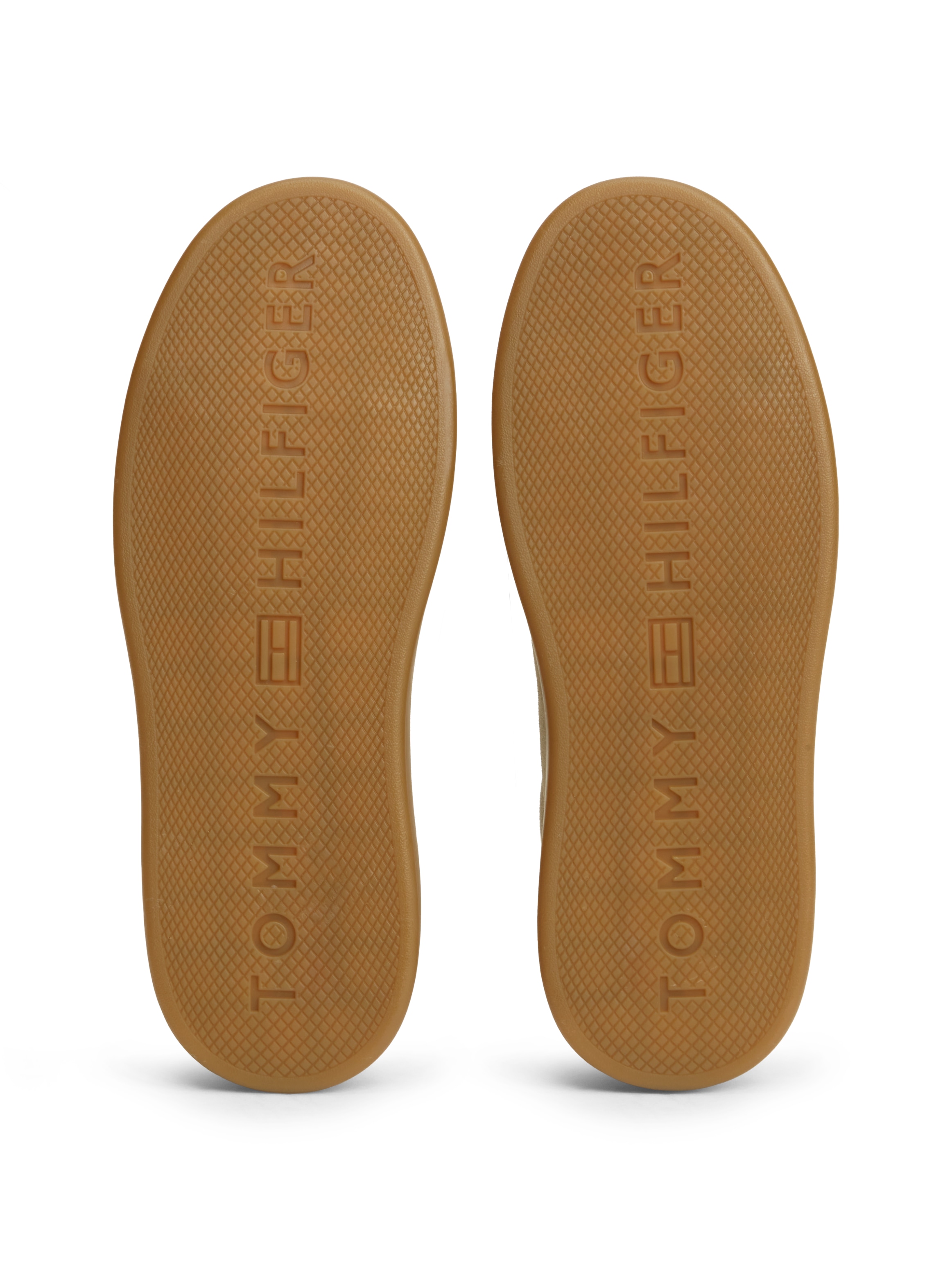 Tommy Hilfiger Plateausneaker »TH ICON COURT LIGHT SUEDE«  Freizeitschuh, Halbschuh, Schnürer mit Kontrastbesatz