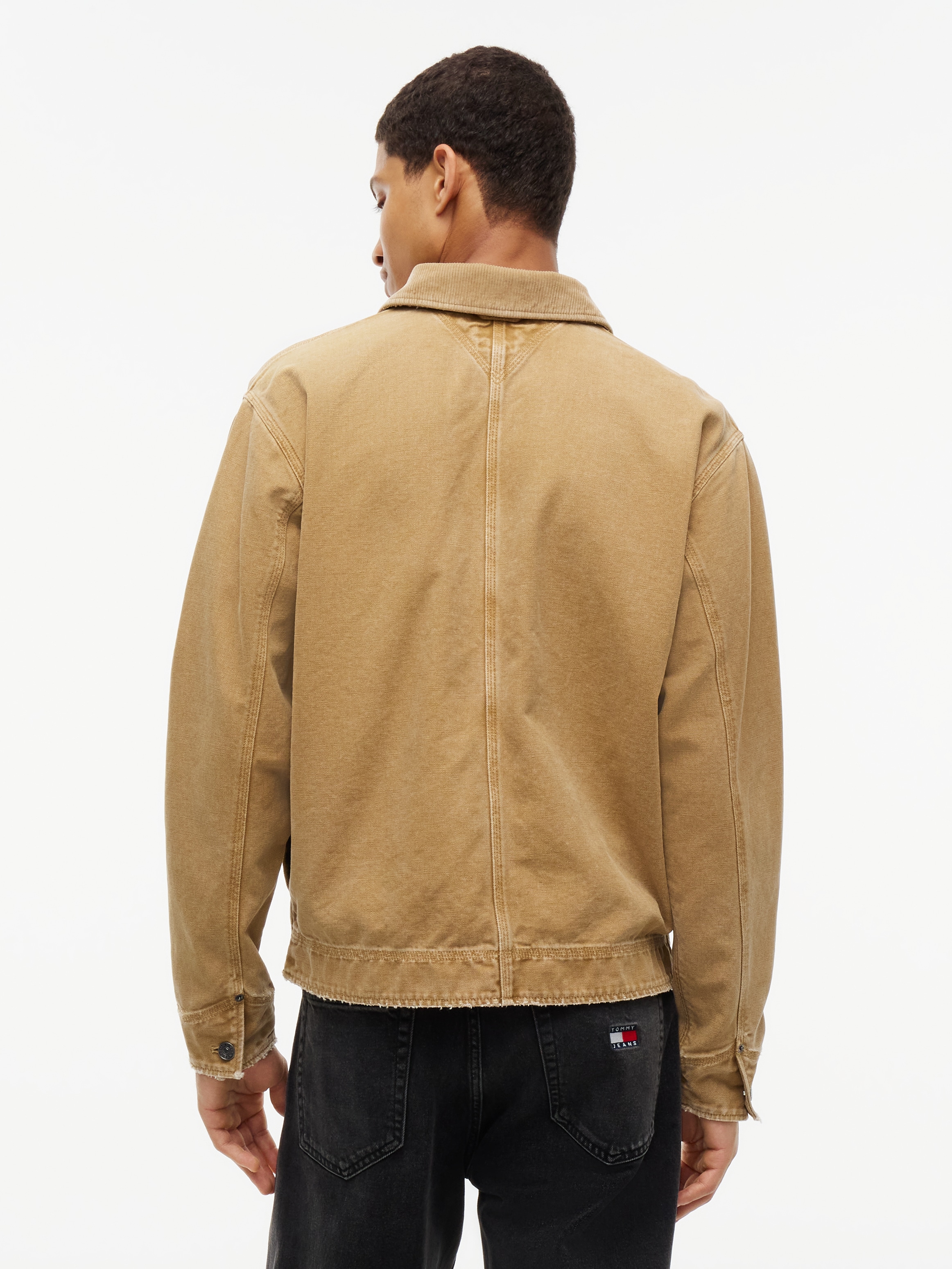Tommy Jeans Cordjacke »CORD COLLAR CANVAS« ohne Kapuze Regular fit mit Eingrifftaschen
