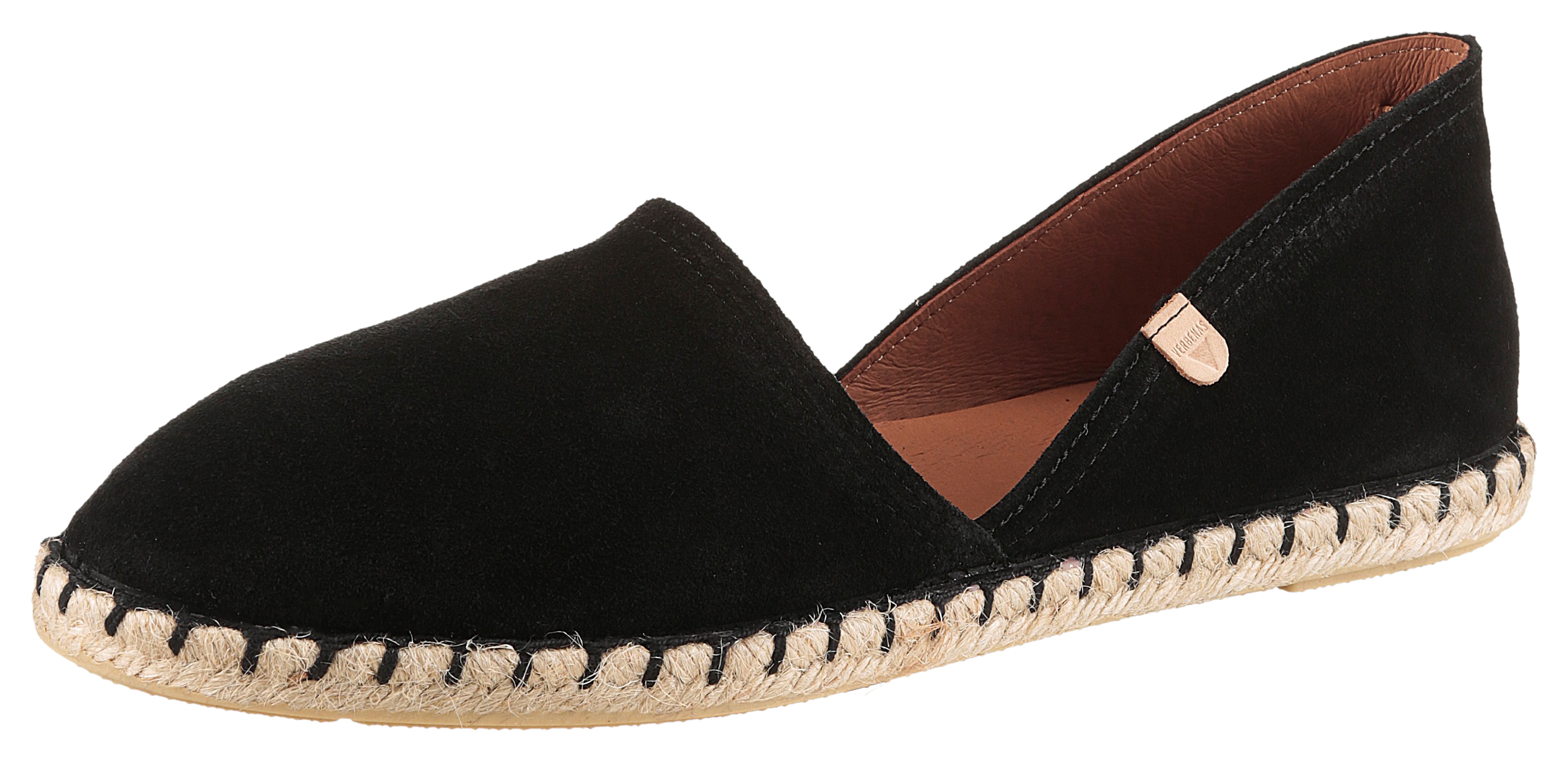 VERBENAS Espadrille "CARMEN SERRAJE" Sommerschuh, Schlappen mit Jute-Rahmen