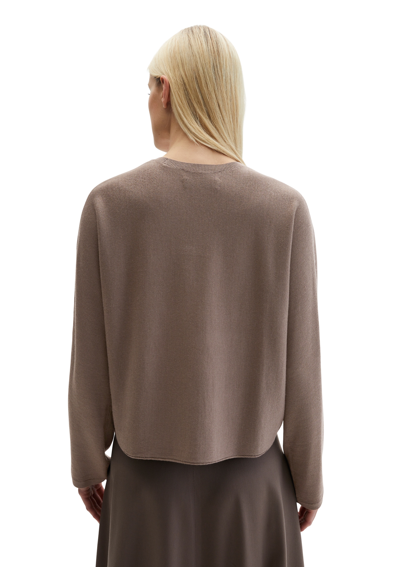 Marc O'Polo Strickpullover »aus Merinowolle-Viskose-Mix«