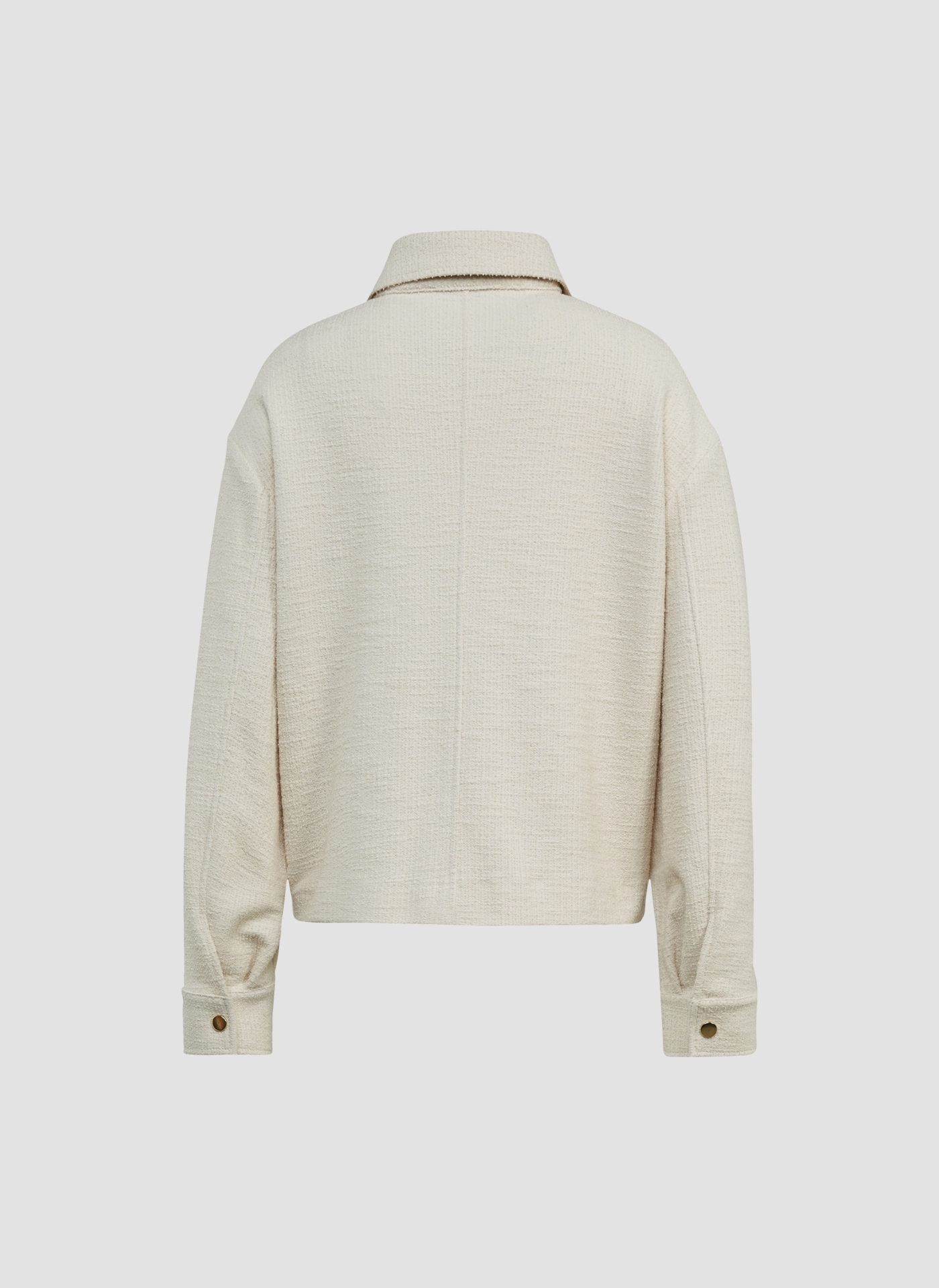 LeComte Blouson »LeComte Jacke mit aufgesetzten Taschen und Hemdkragen«