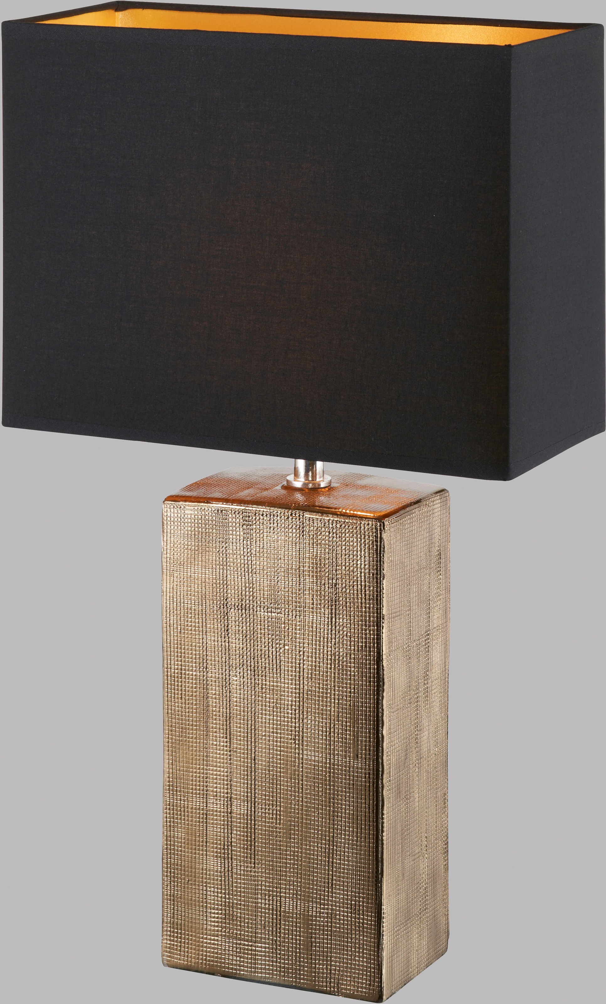 FISCHER & HONSEL Tischleuchte »Ouro«, Leuchtmittel E14 | Leuchtmittel wechselbar, extravaganten Materialkombination