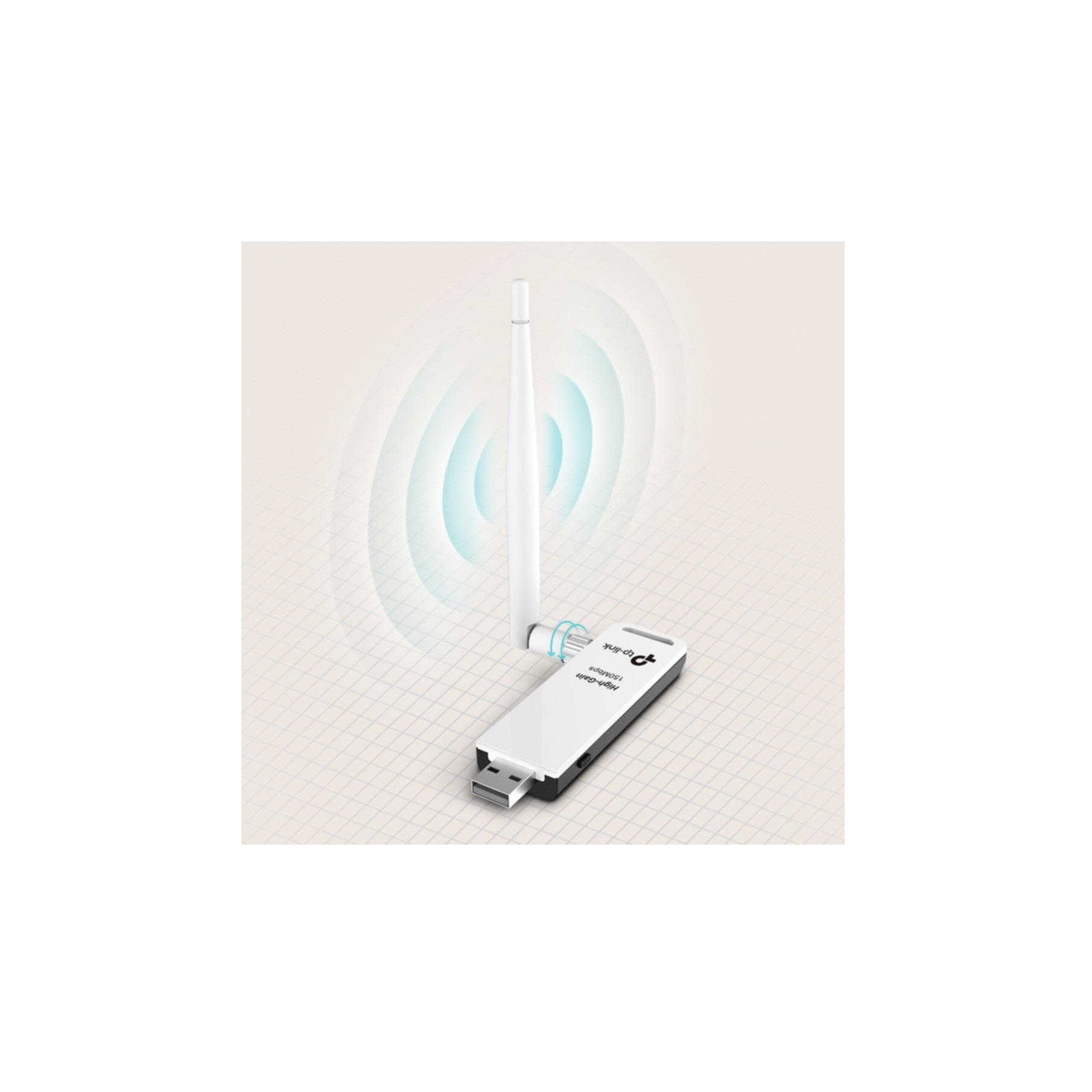 TP-Link Reichweitenverstärker »150Mbit/s-High-Gain-WLAN-USB-Adapter«