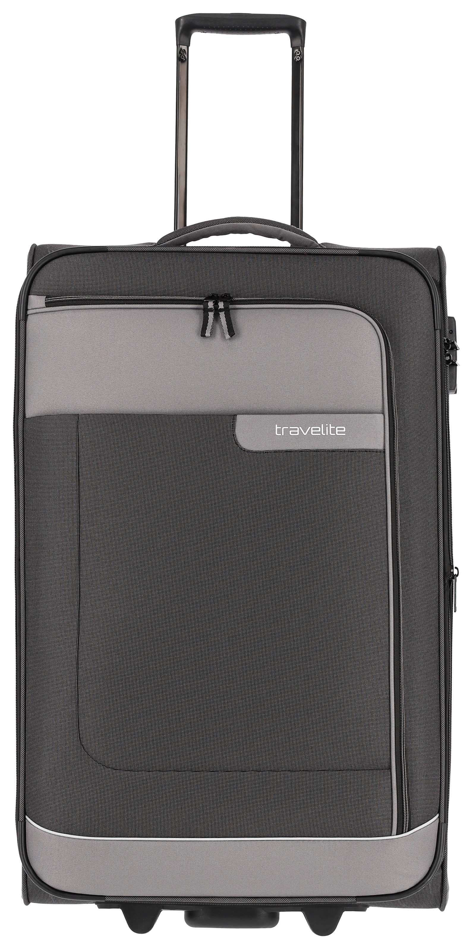 travelite Weichgepäck-Trolley »VIIA L, 2w«, 2 Rollen, Reisekoffer Koffer groß mit Volumenerweiterung und TSA Schloss