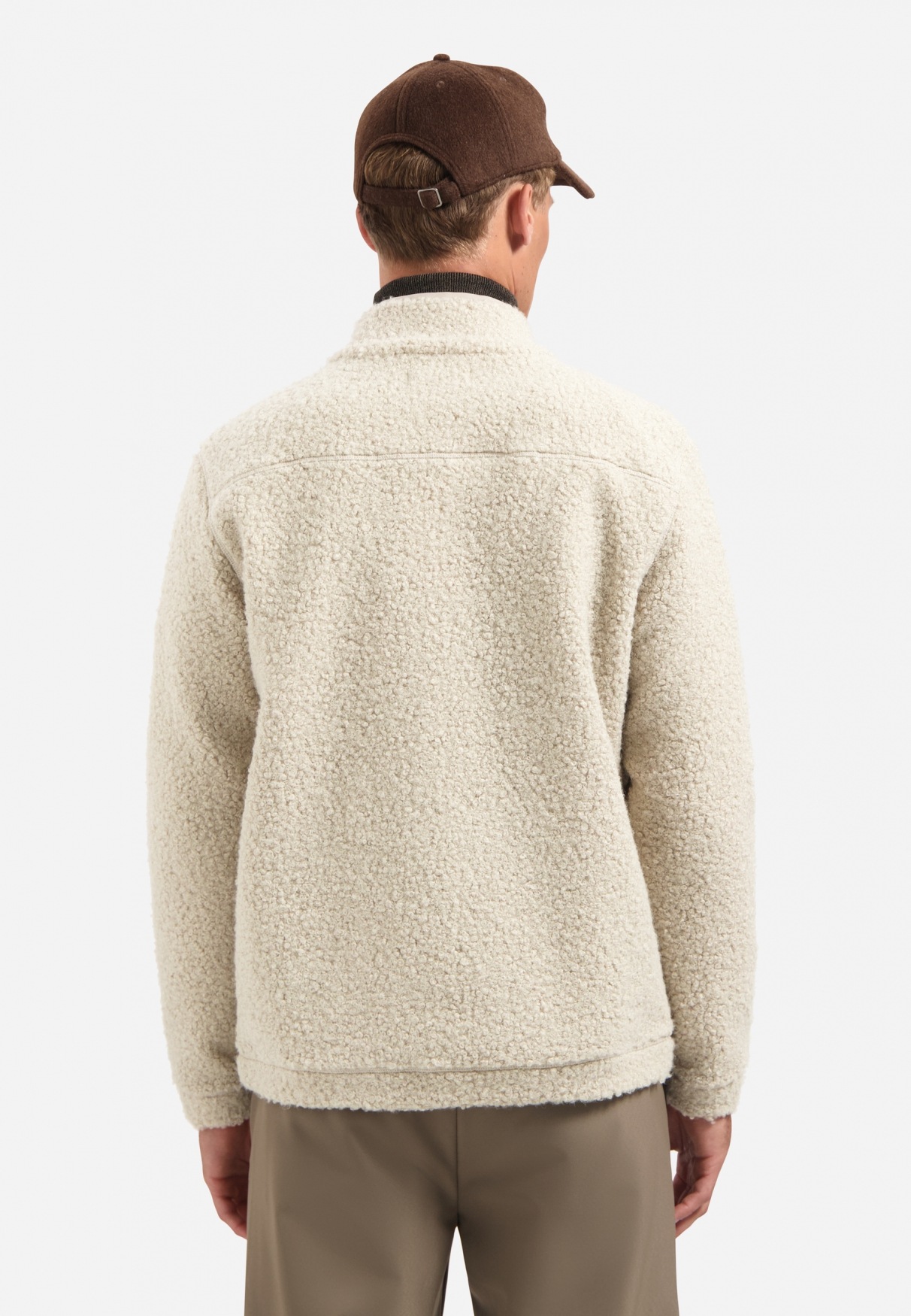 NO EXCESS Sweater »No Excess Teddy-Sweatjacke Sweater Full Zip Teddy«
