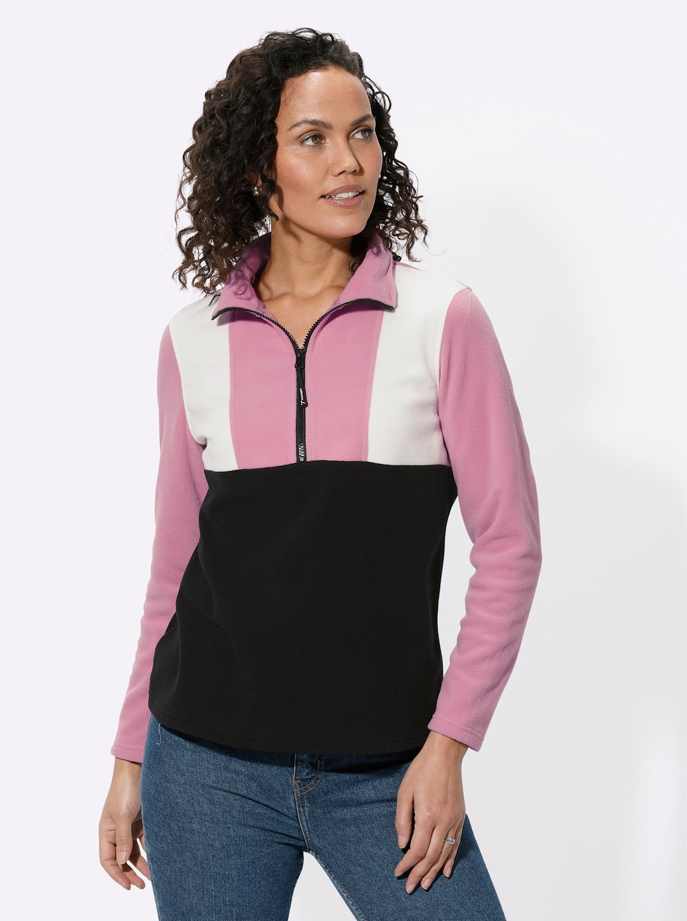 Casual Looks Fleeceshirt »Fleece-Shirt«, (1 tlg.)
