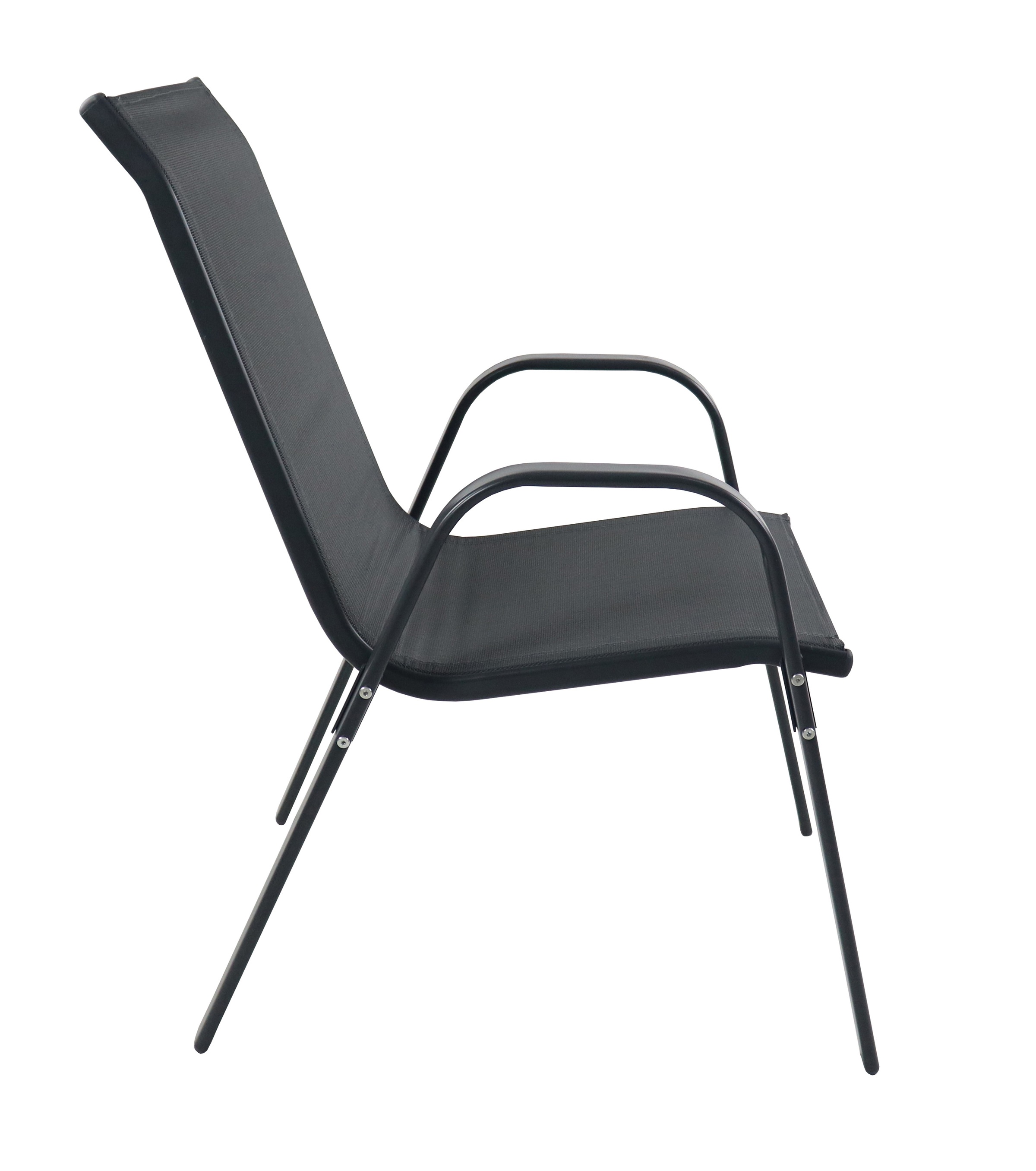 VCM Sonlas Garden Chair Set of 4 Anthracite 2