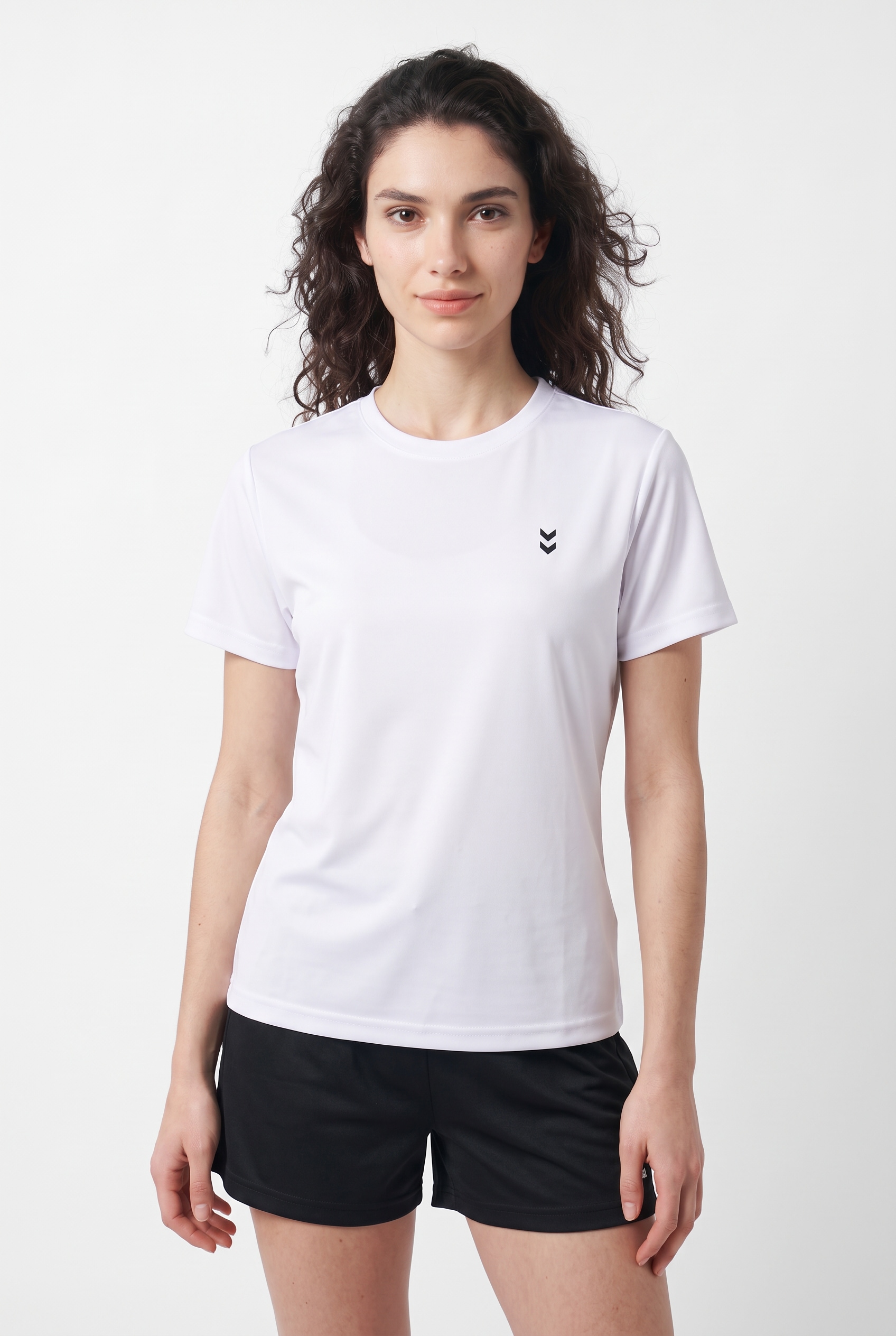 hummel Trainingsshirt »HMLPULSE TRAINING W T-SHIRT S/S« reguläre Passform, atmungsaktives Interlock-Material