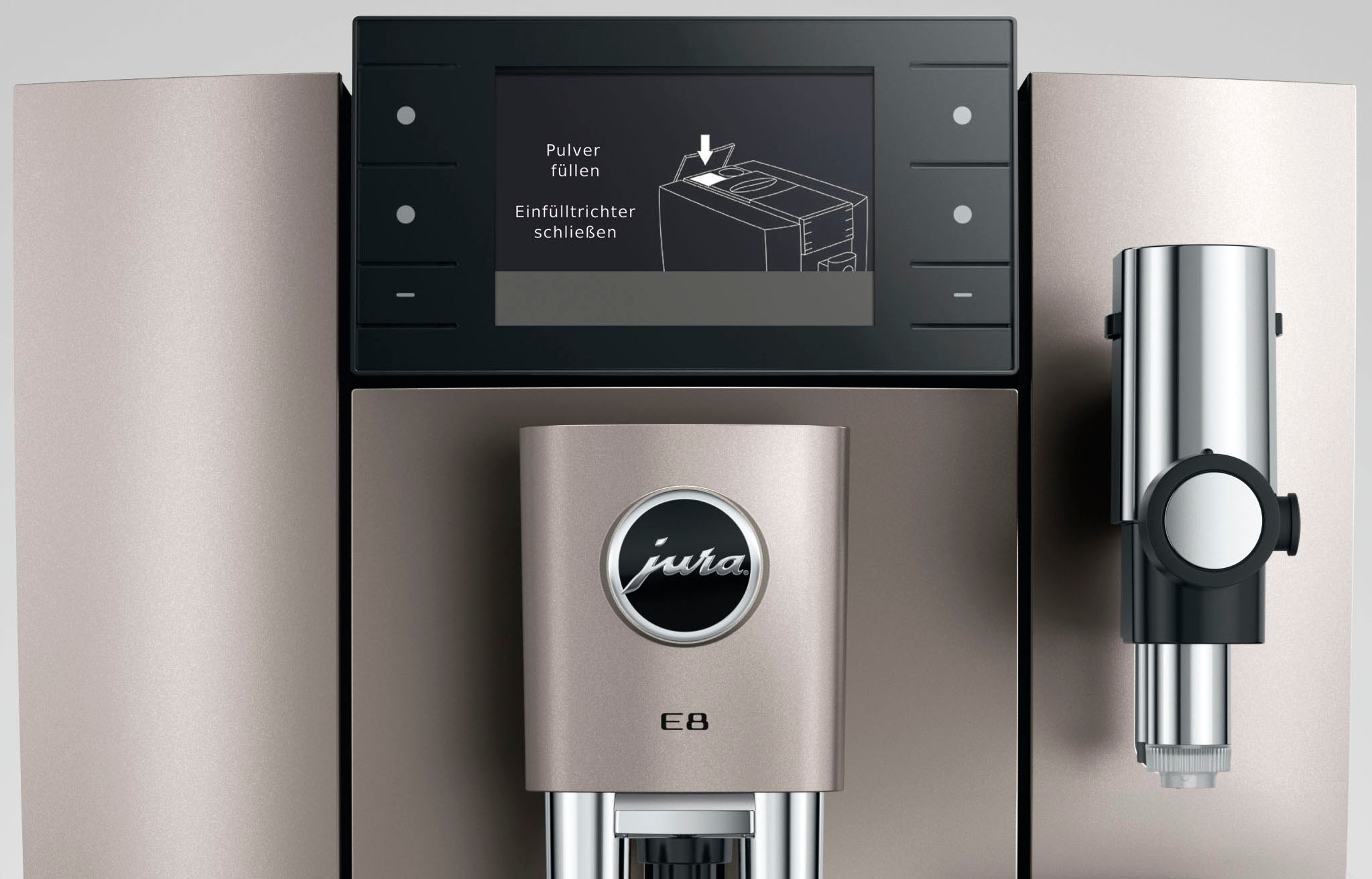 JURA Kaffeevollautomat »15712 E8 Midnight Silver (ED)«