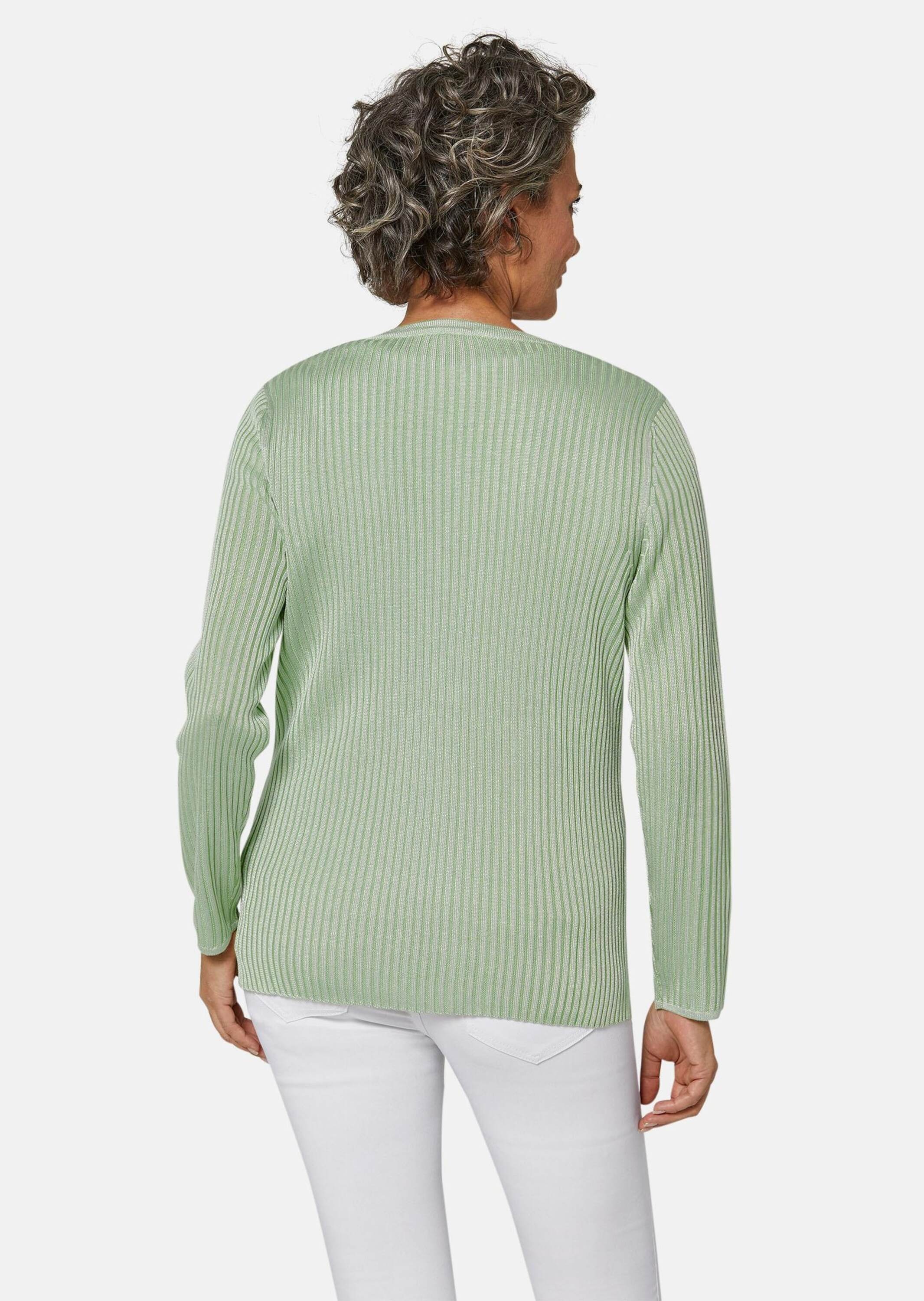 GOLDNER Strickjacke »Strickjacke Pflegeleichte Strickjacke in hochwertiger Rippenstruktur«