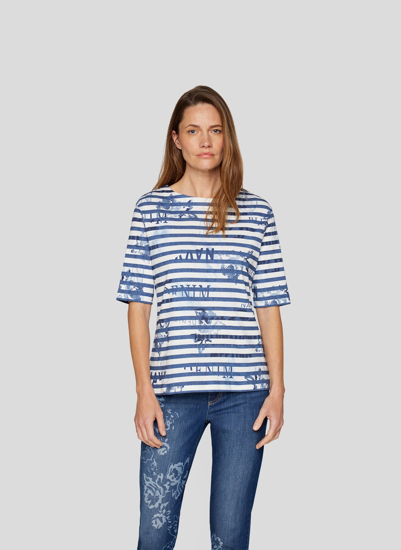 Rabe Print-Shirt "Rabe Maritimes T-Shirt mit Details" günstig online kaufen