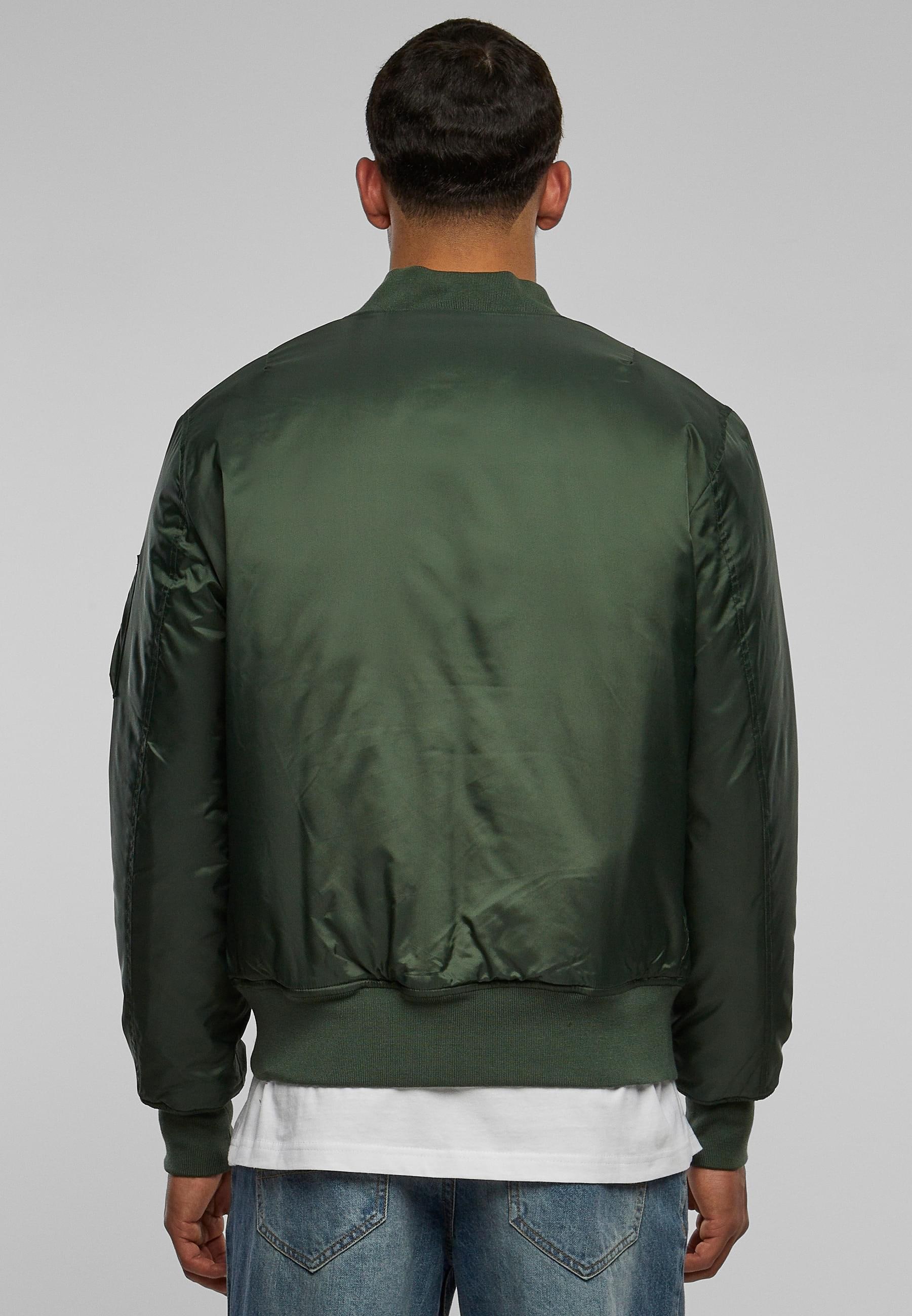 URBAN CLASSICS Anorak »Urban Classics Herren Basic Bomber Jacket«, (1 St.), ohne Kapuze