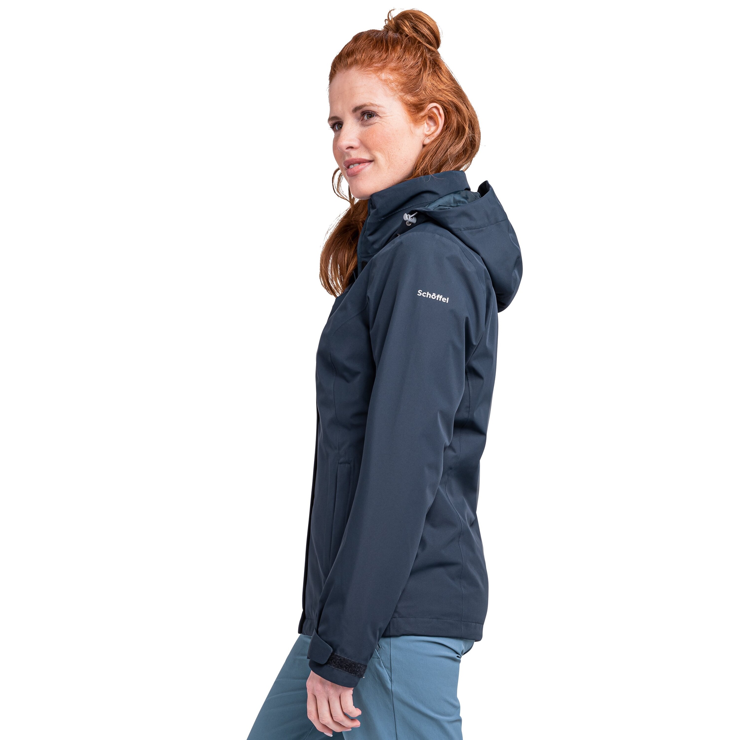 Schöffel Outdoorjacke »Jacket Gmund L«, (1 St.), mit Kapuze, Winddicht, wasserabweisend, atmungsaktiv Übergangsjacke