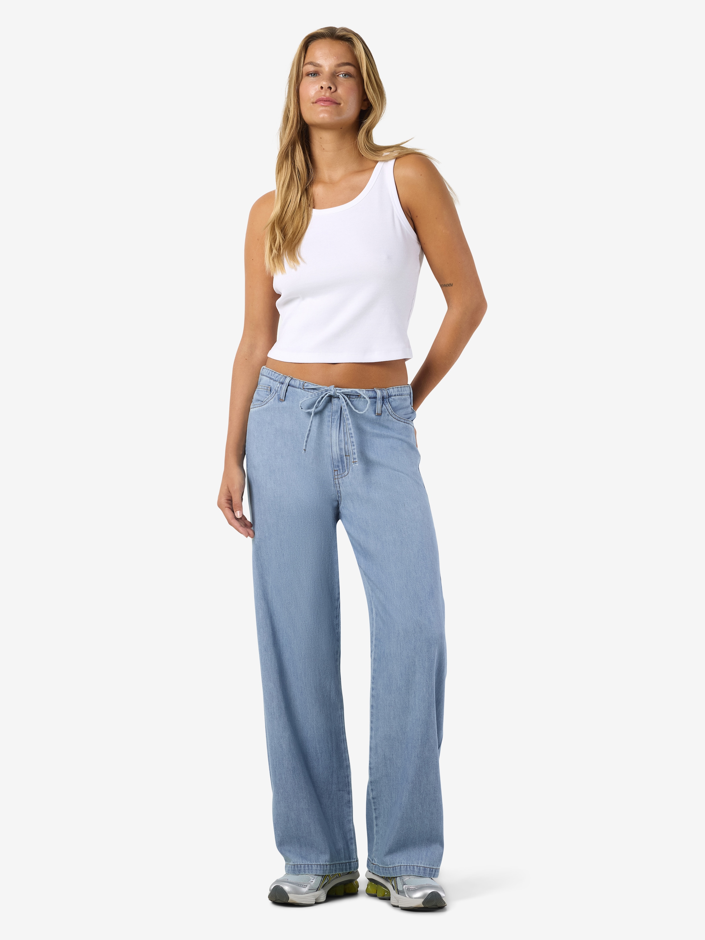 Noisy may Gerade Jeans »NMRINE NW WIDE PANTS MG008LB NOOS«