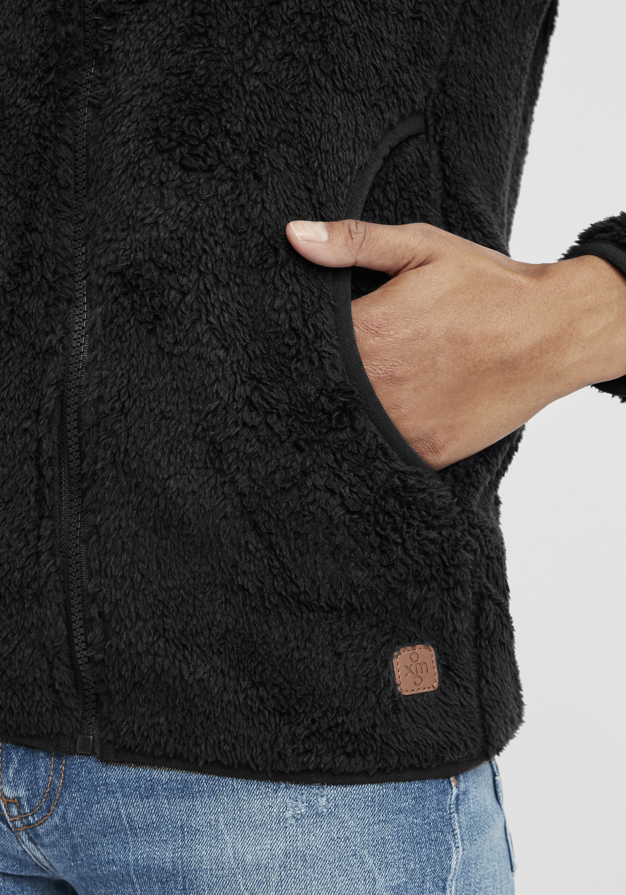 OXMO Kapuzenfleecejacke »Sweatjacke OXTelsa«