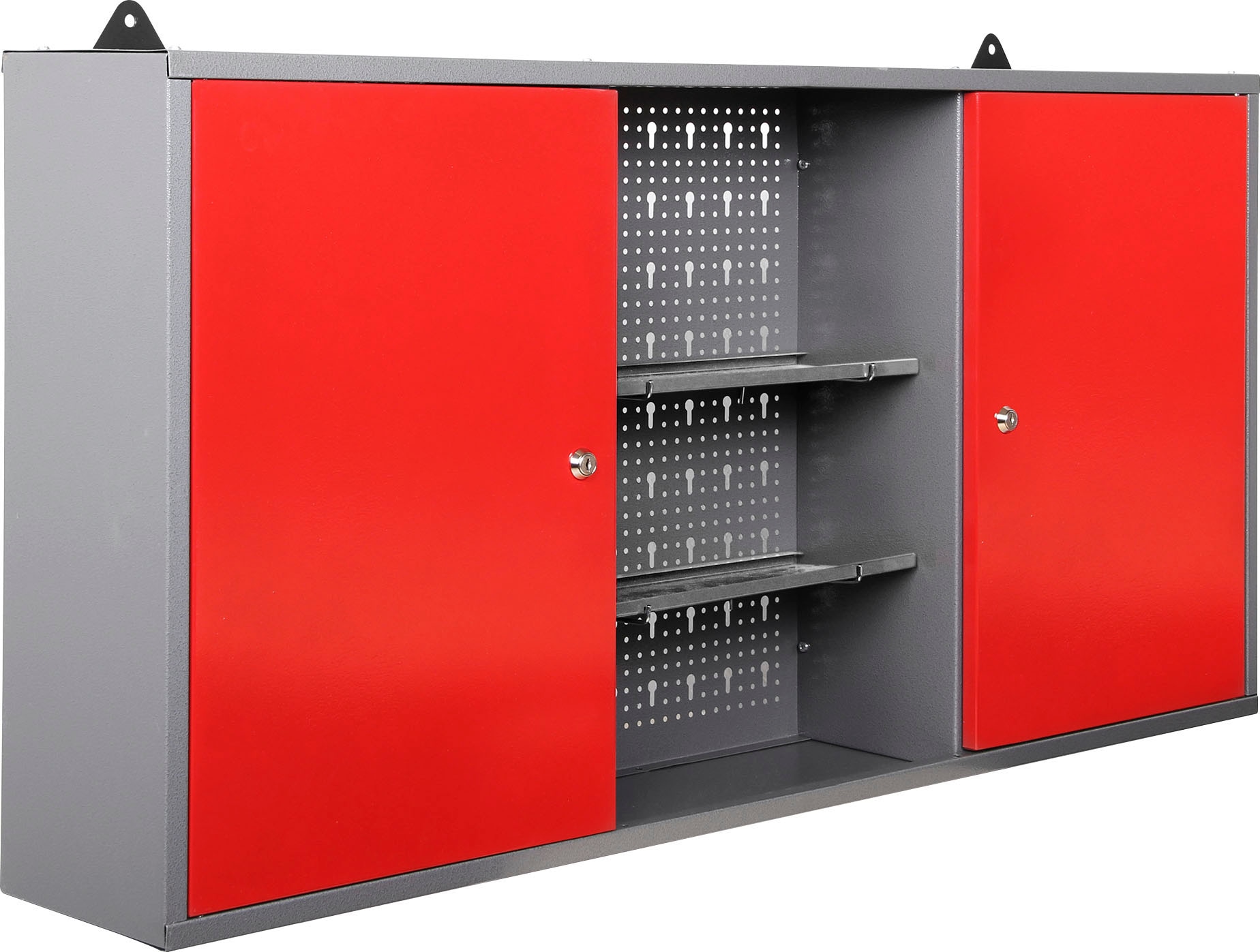 ONDIS24 Werkstatt-Set »Basic One«, 2x Werkbank, 1x Werkstattschrank, 3x Lochwand