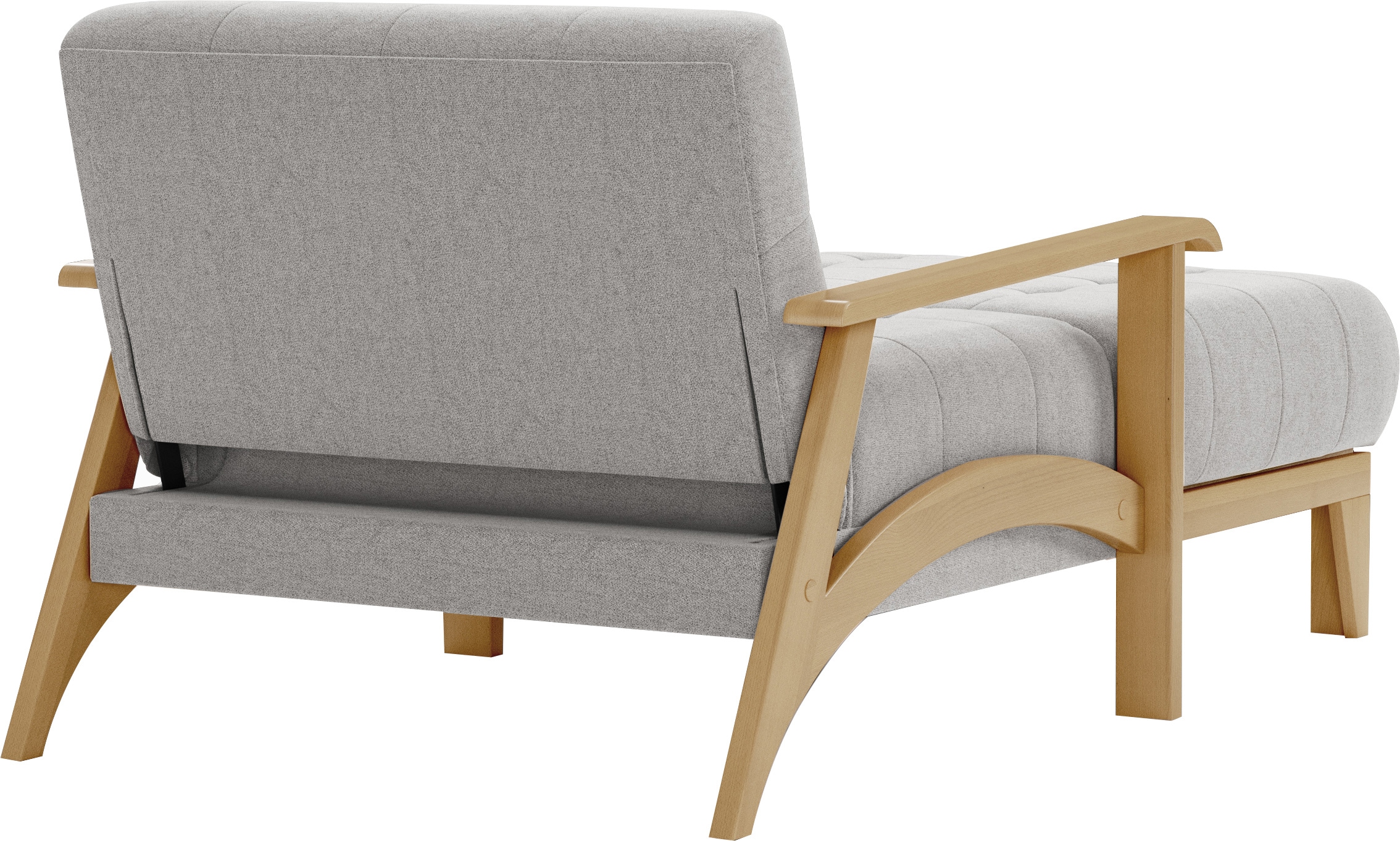 sit&more Recamiere »Billund«, Armlehnen aus eichefarbigem Buchenholz, verschiedene Bezüge und Farben