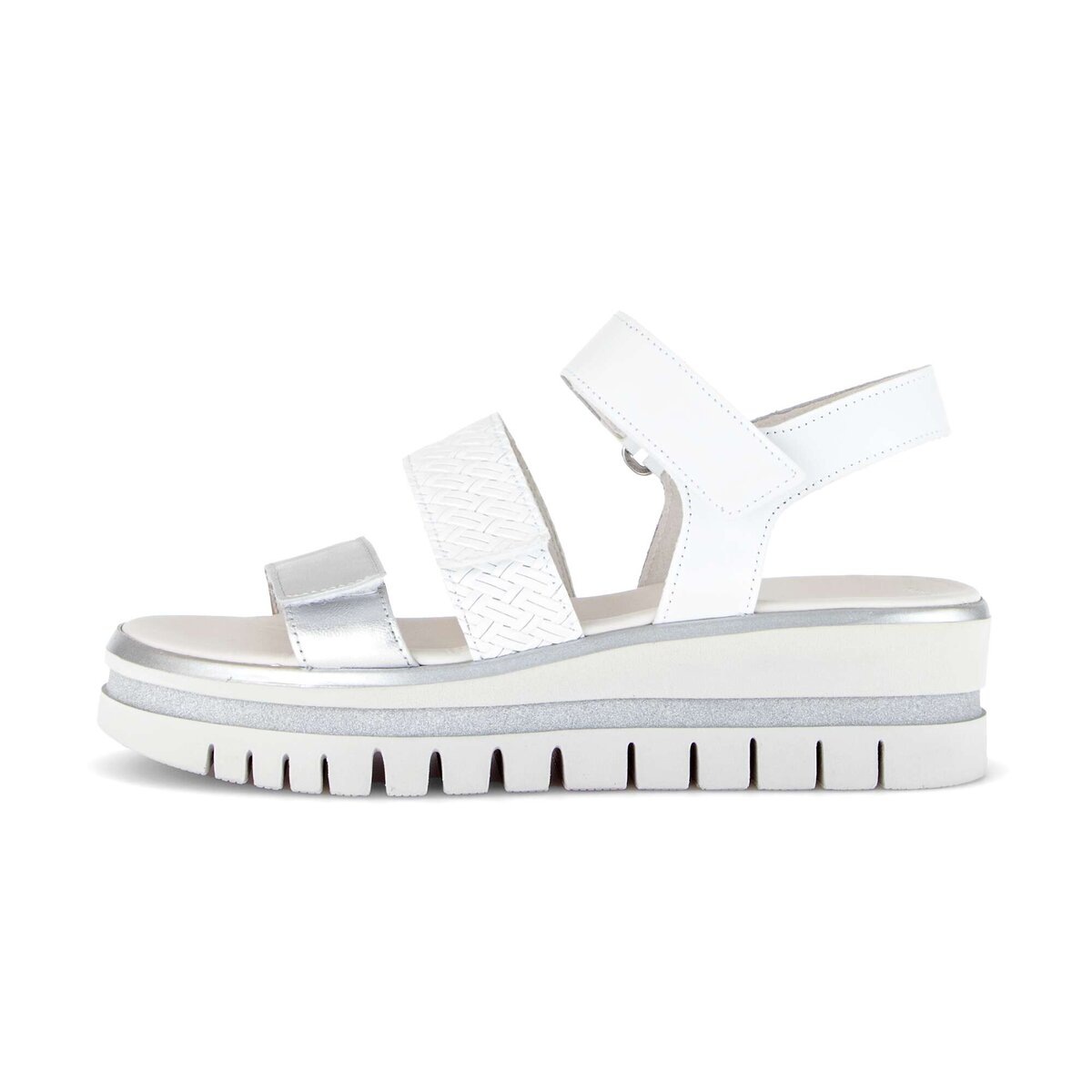 Gabor Plateausandaletten "Plateau Sandale Materialmix Leder" günstig online kaufen