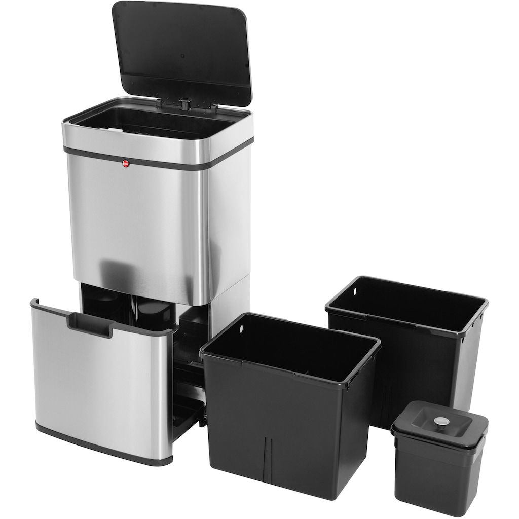 Hailo Mülltrennsystem »Stand AFS Öko Vario XL«, Sensor-Deckelöffnung
