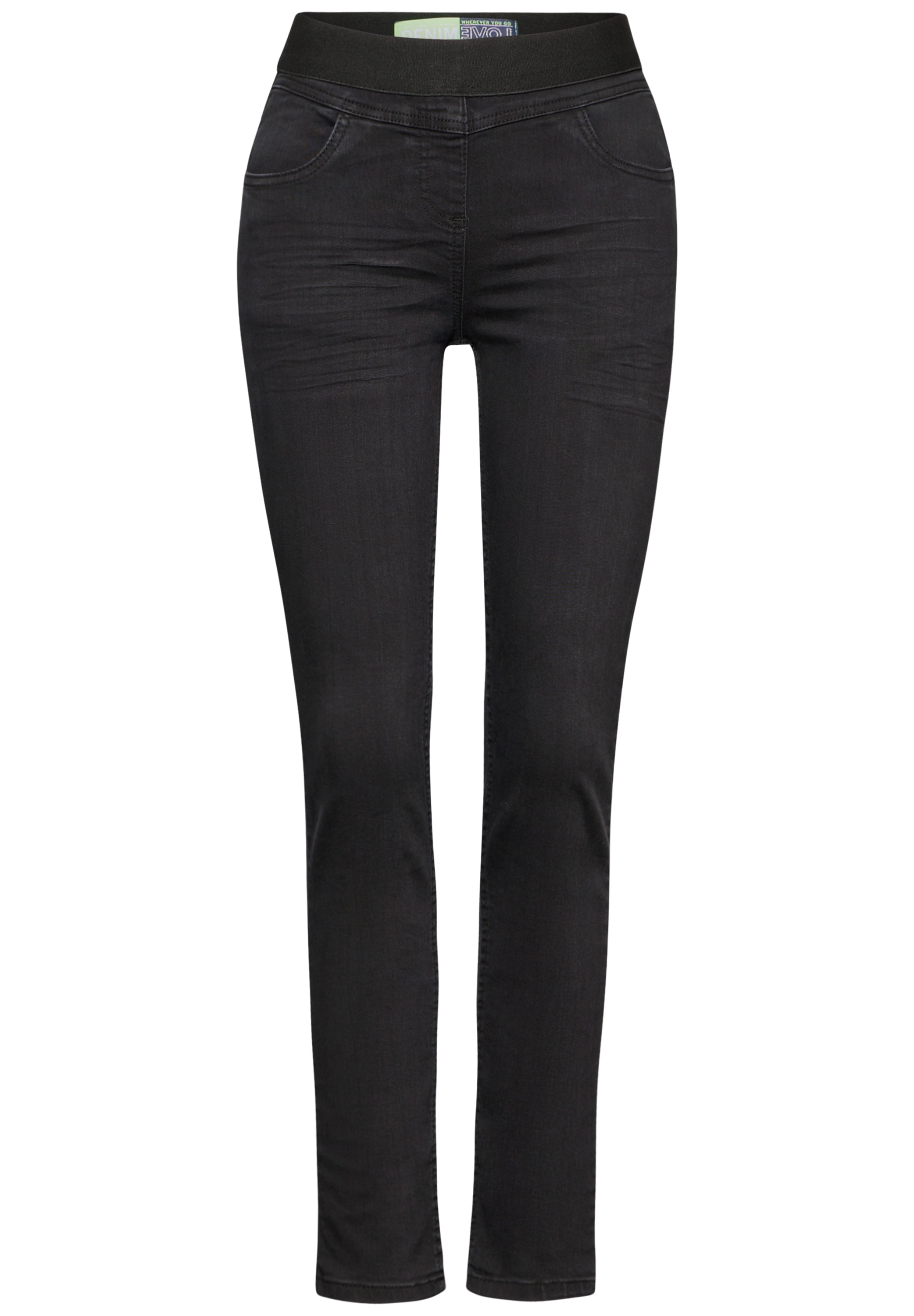 Cecil High-waist-Jeans »Style Vicky«, im Used Look
