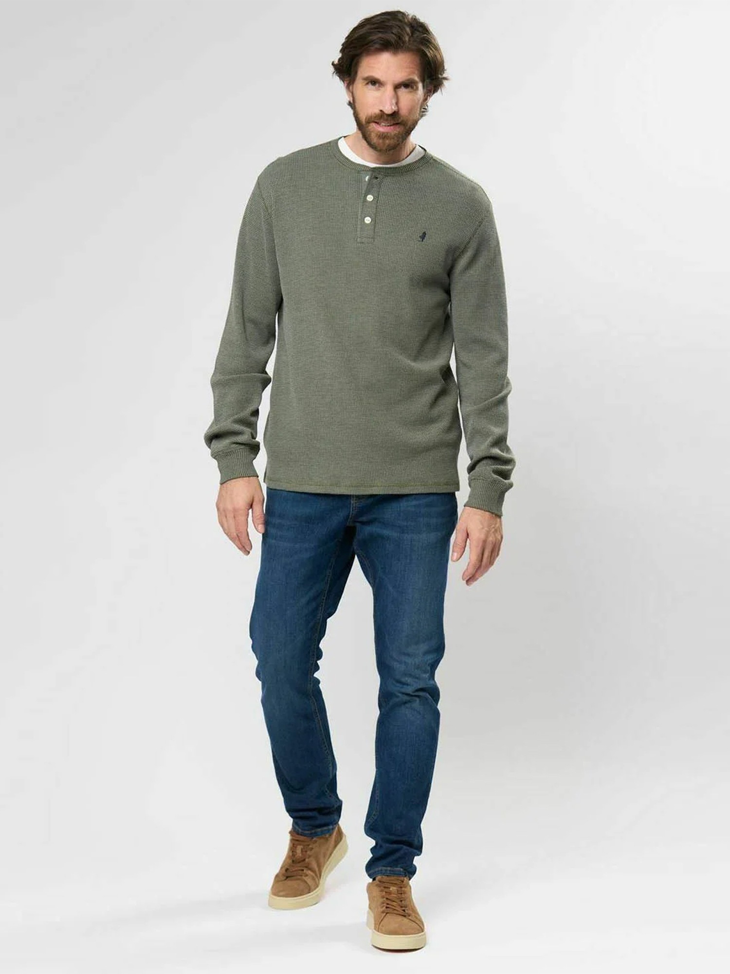 MCS Kurzarmhemd »MCS T-shirt long sleeve Colt«