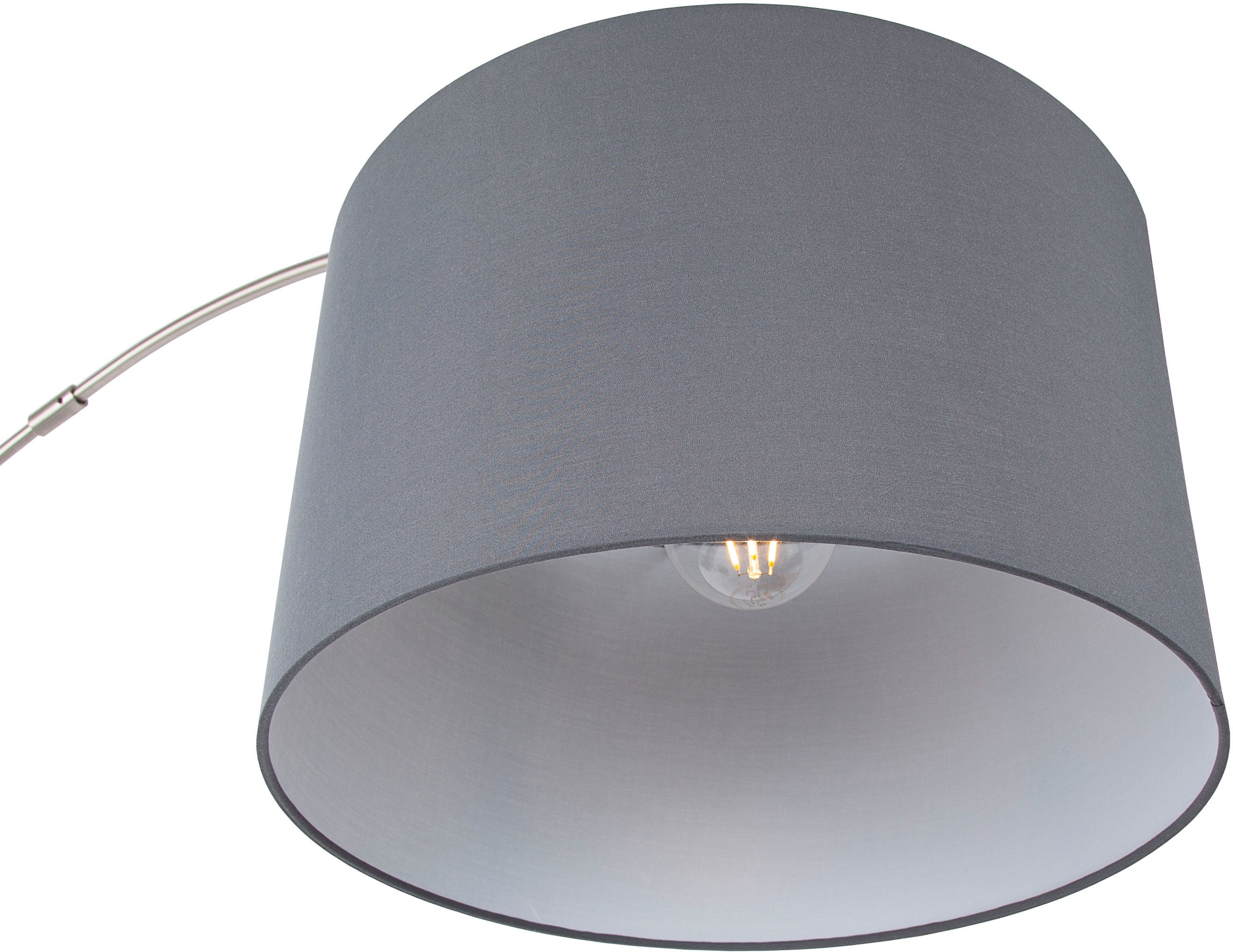Nino Leuchten Stehlampe »ATLANTA«, höhenverstellbar, 1 verstellbar, Fußschalter | Kopf BAUR flammig-flammig