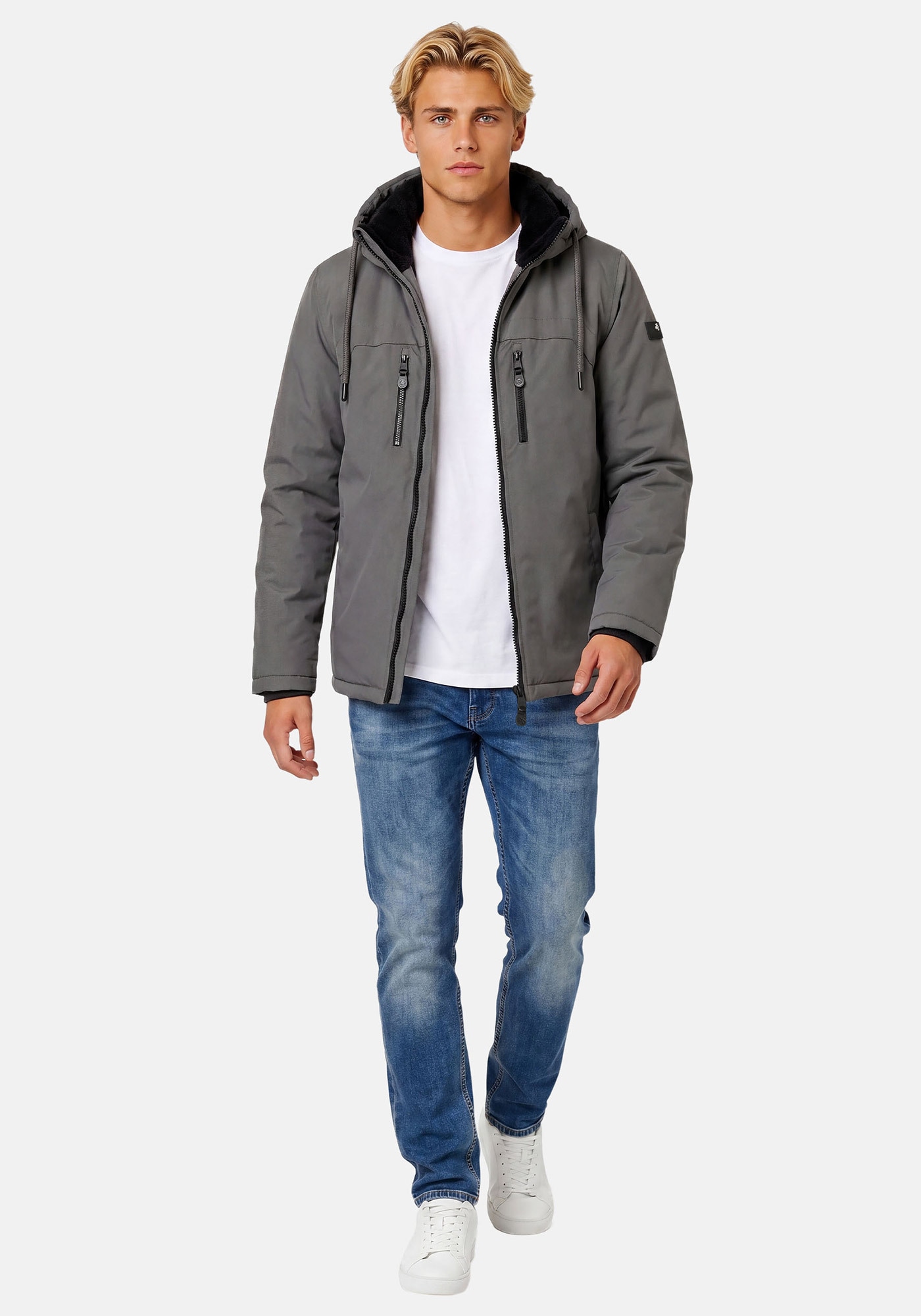 Alessandro Salvarini Winterjacke "ASMori" mit warmem Teddyfell
