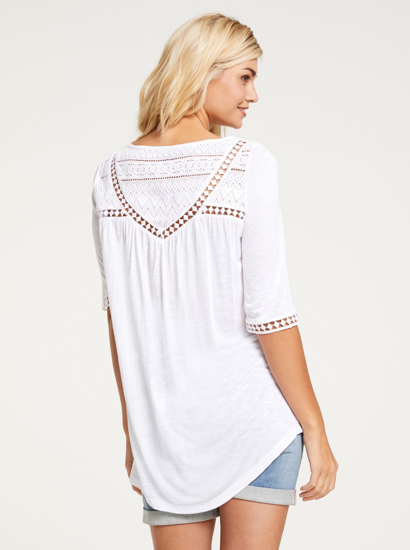 HEINE Shirt Women's T-Shirt White Size 36 2