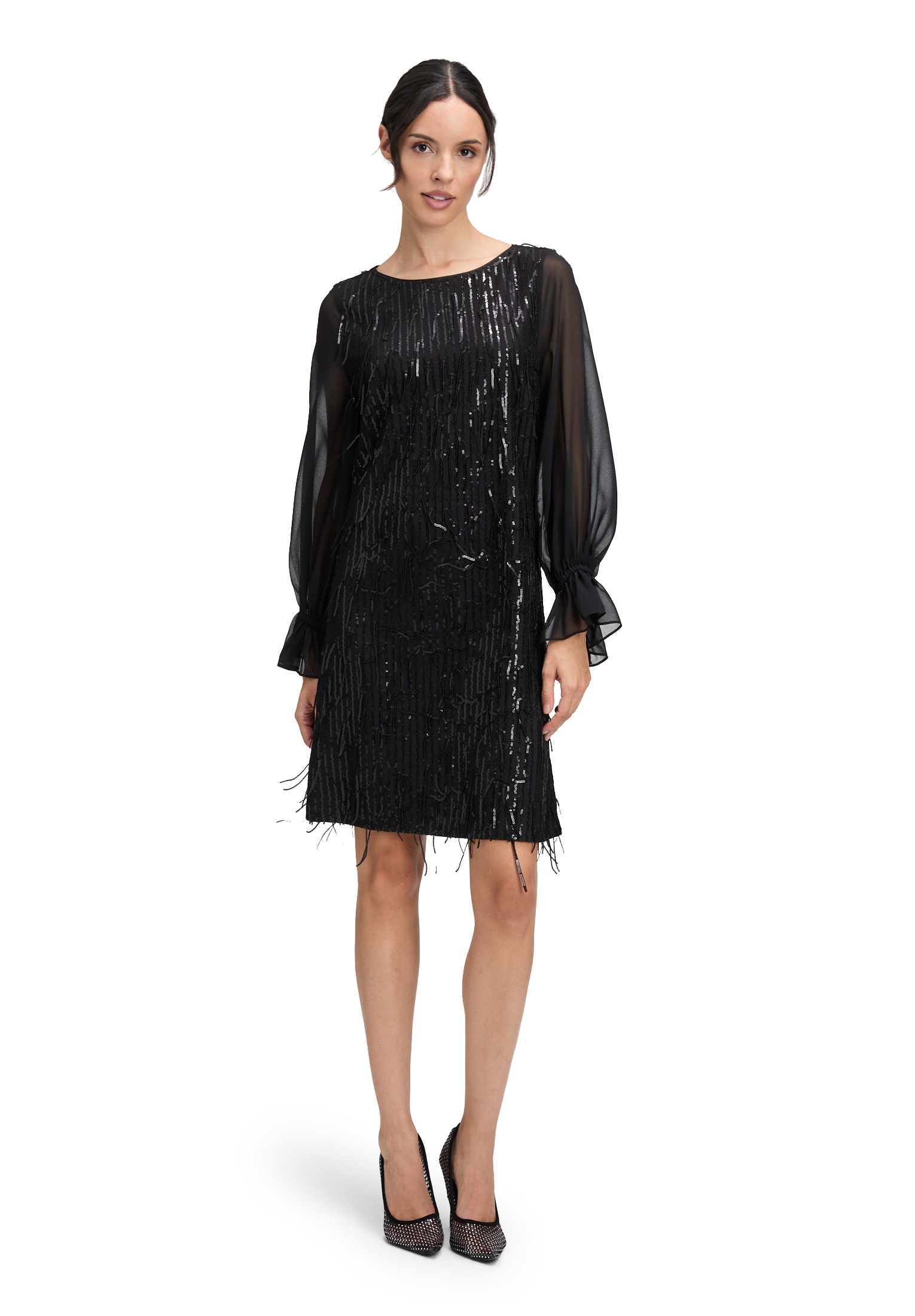 Vera Mont Cocktailkleid »Damen im Glitzer-Look« Eingrifftaschen