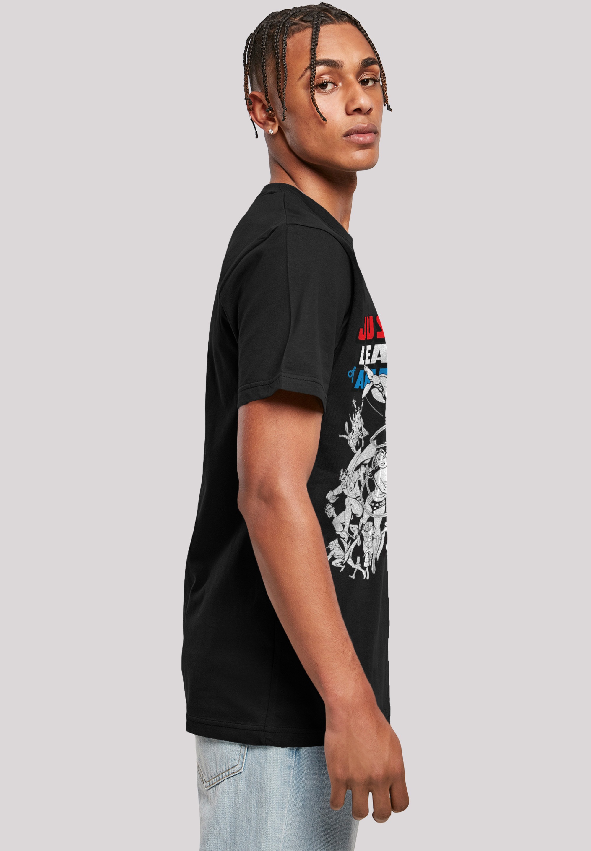 F4NT4STIC T-Shirt »DC Comics Justice League Superhelden«, Herren,Premium Merch,Regular-Fit,Basic,Bedruckt