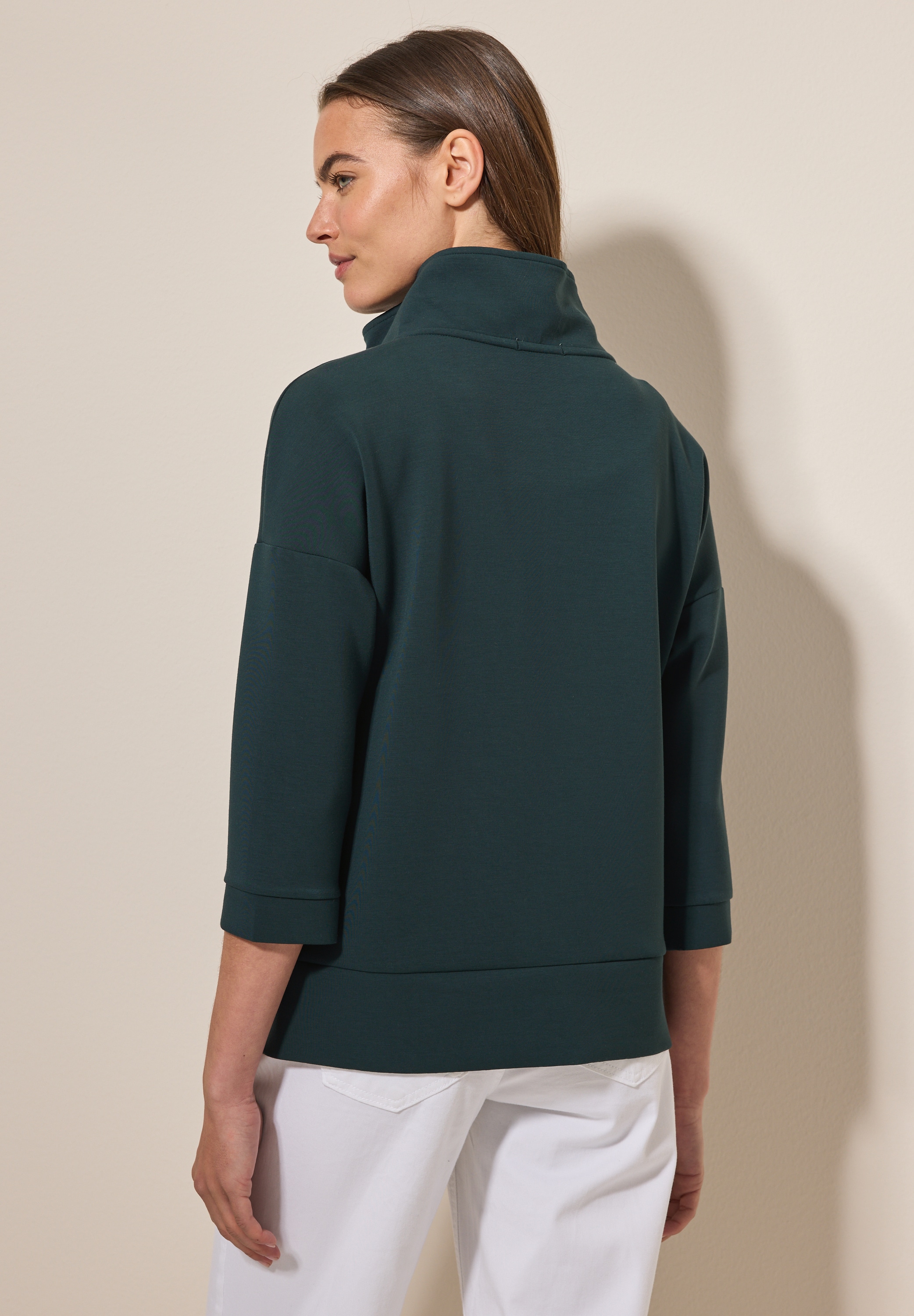 Cecil Sweatjacke, mit 3/4 Ärmeln