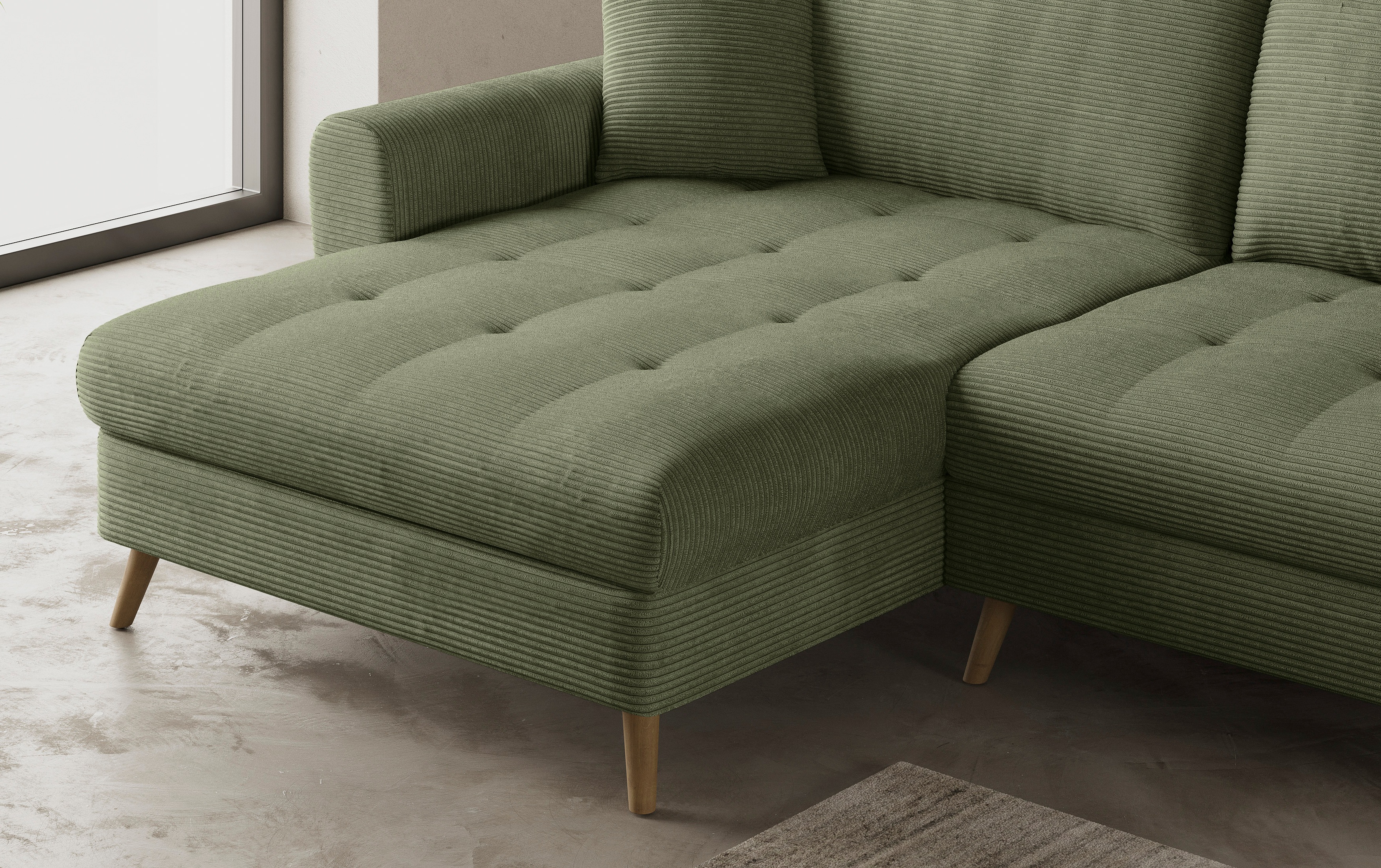 Thumbnail - Mr. Couch Ecksofa "Blackburn II L-Form", Wahlweise mit Kaltschaumpolsterung bis 140 kg belastbar