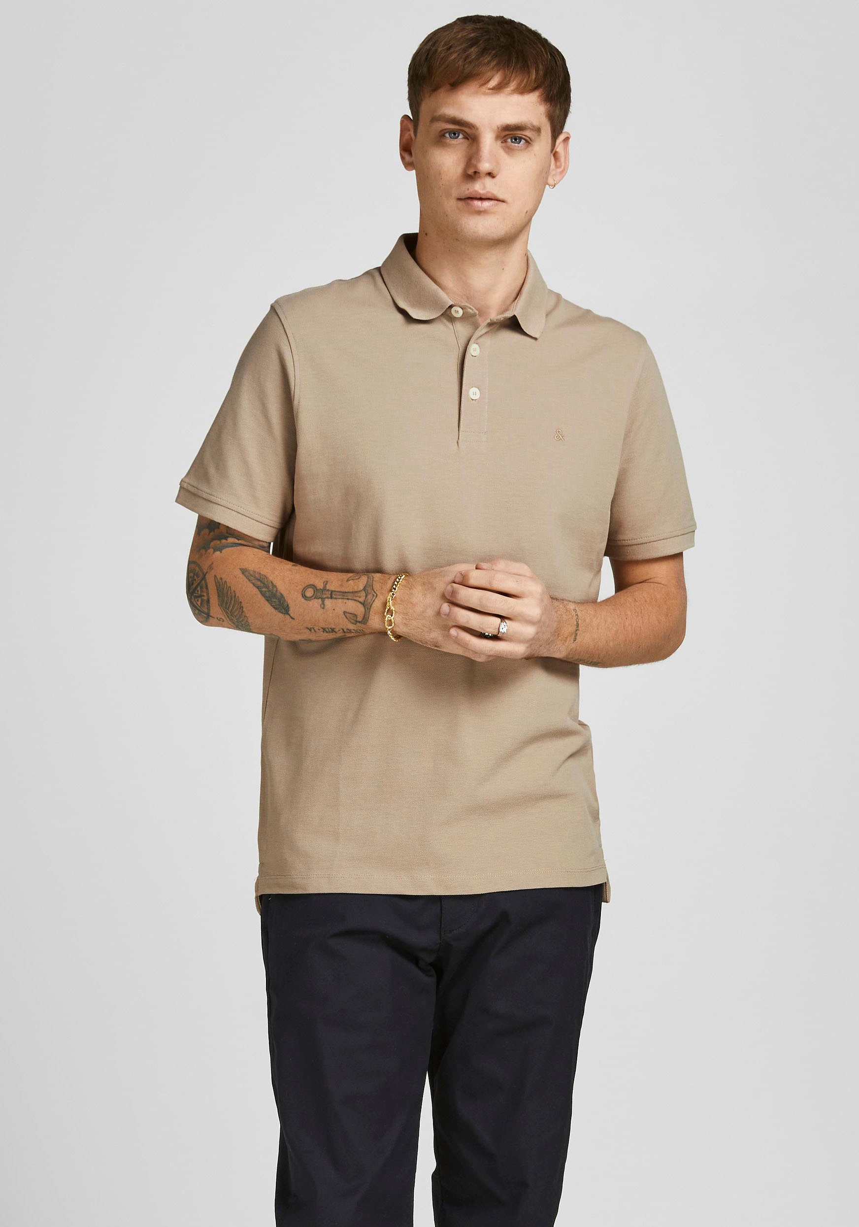 Jack & Jones Poloshirt "JJEPAULOS Poloshirt mit klassischem Kragen und figu günstig online kaufen