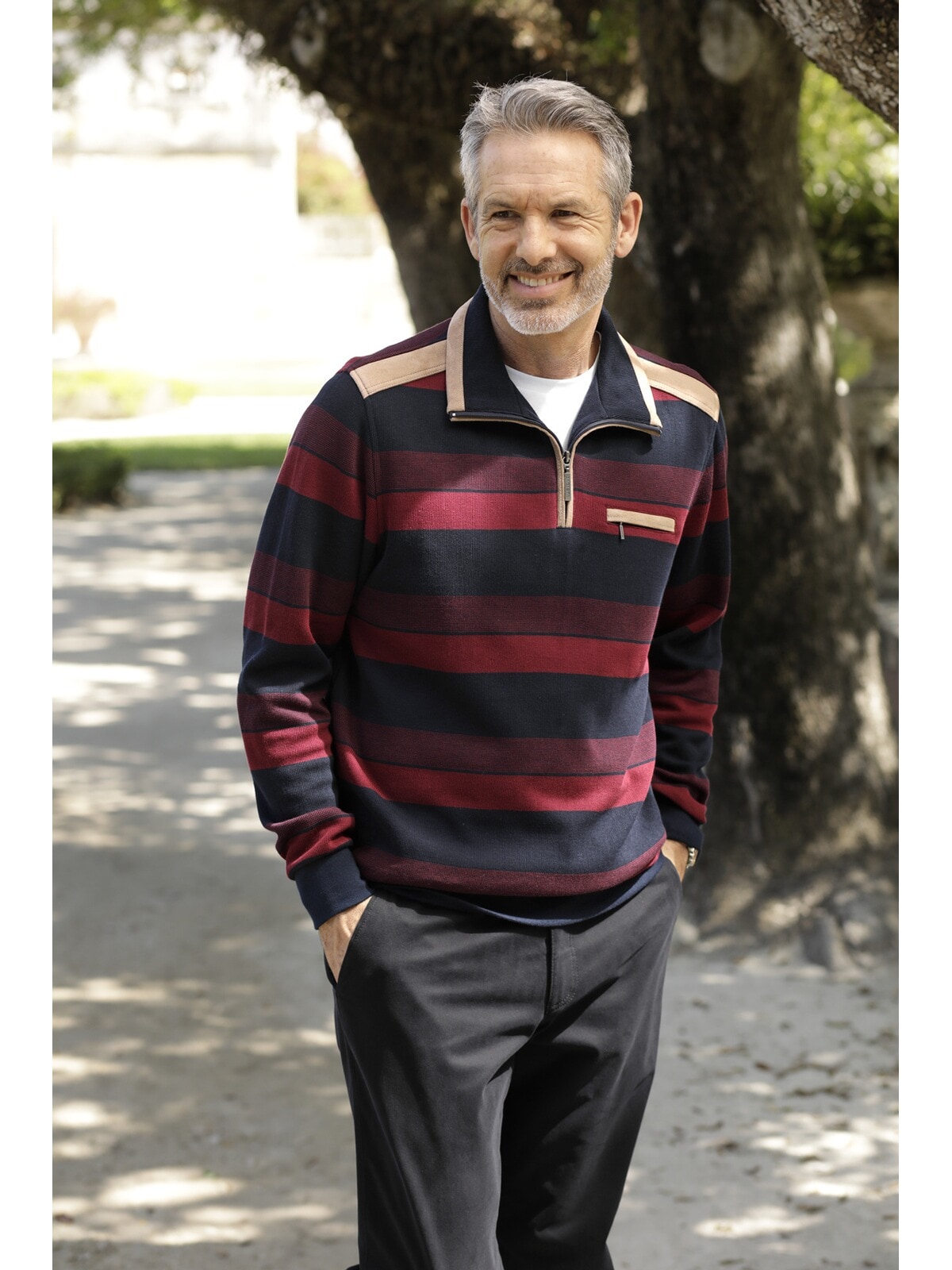 Babista Sweatshirt »Sweatshirt RAVINO«, (1 tlg.), mit trendigem Troyerkragen