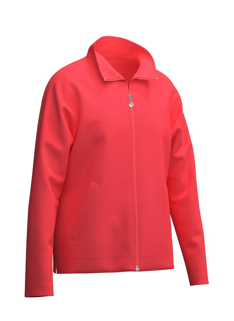 Trigema Sweatjacke "TRIGEMA Jacke mit funkelnden Strass-Steinen" 1 tlg. günstig online kaufen