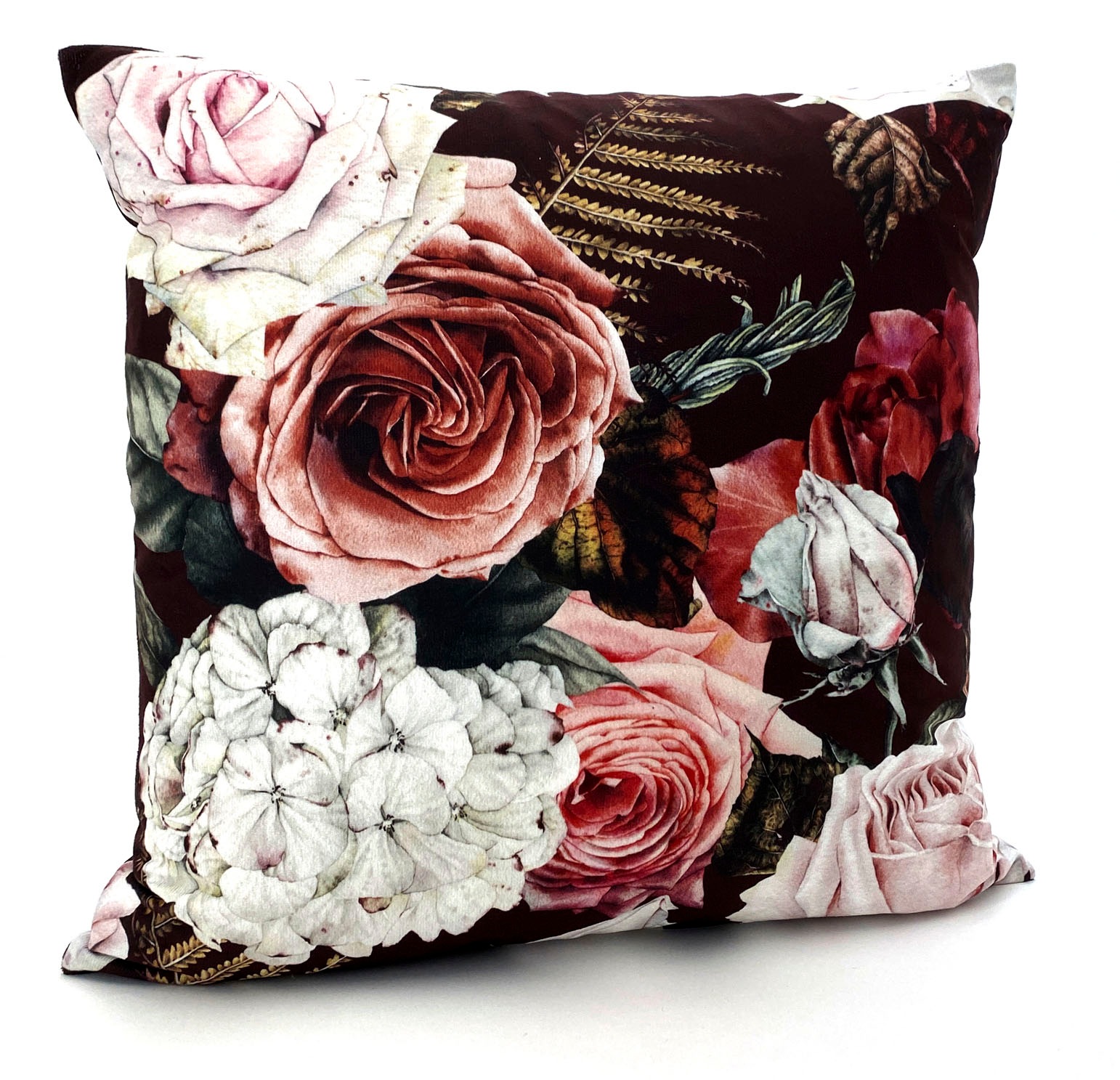 Weckbrodt Dekokissen "Rosen" Samt-Optik, Velour, bedruckt, Blumen, Kissenhü günstig online kaufen