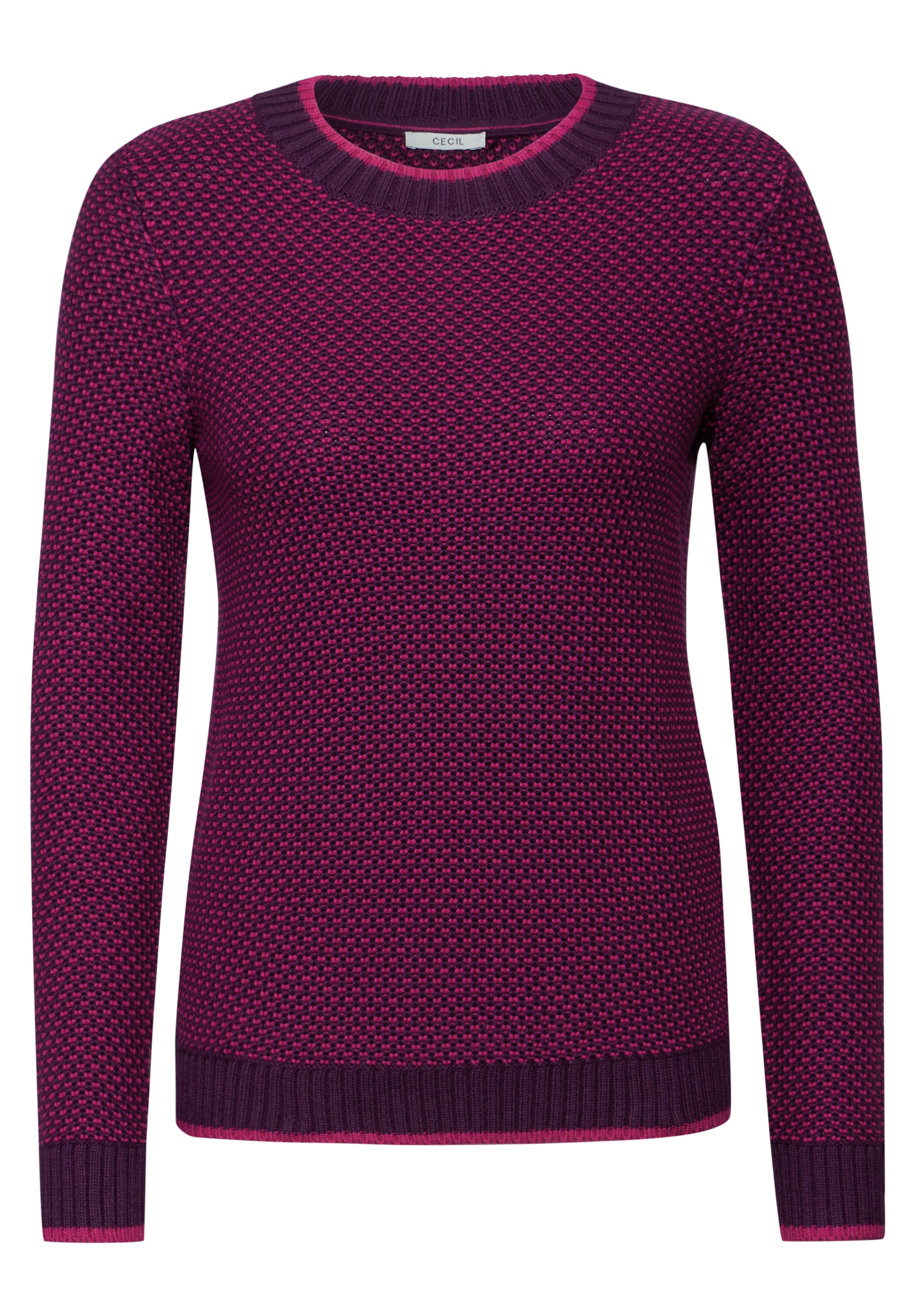 Cecil Strickpullover, aus softem Materialmix